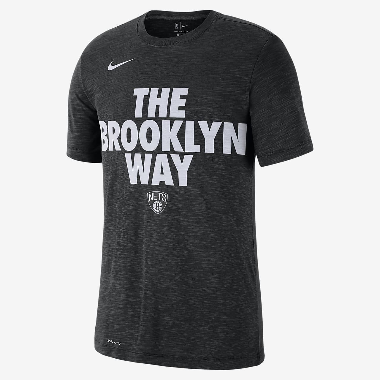 布鲁克林篮网队 Nike Dri-FIT 男子 NBA T恤