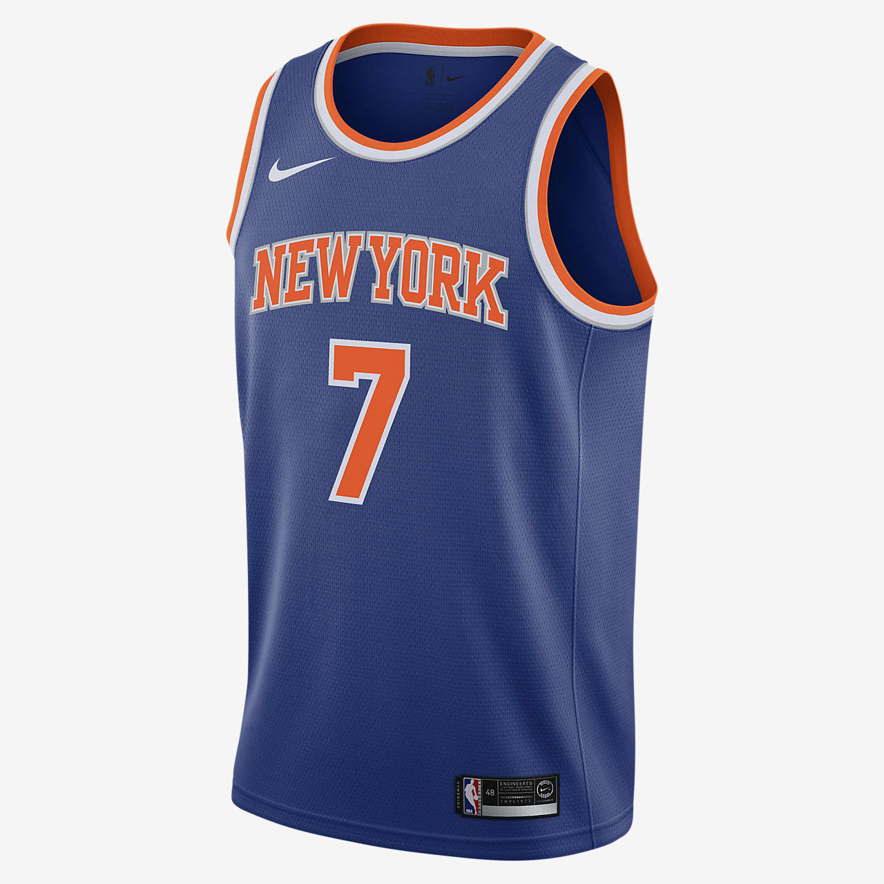 纽约尼克斯队 (Carmelo Anthony) Icon Edition Swingman Jersey 男子 Nike NBA Connected 球衣