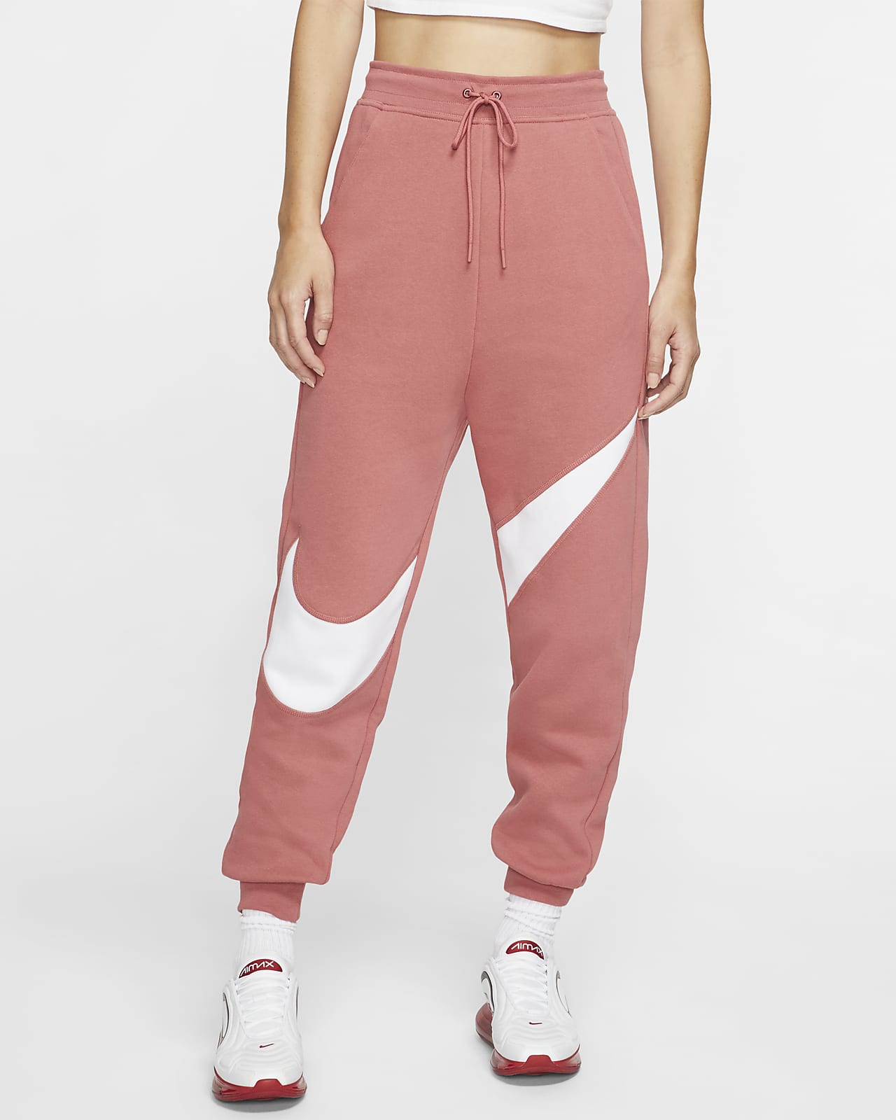 Nike Sportswear Swoosh 女子起绒长裤