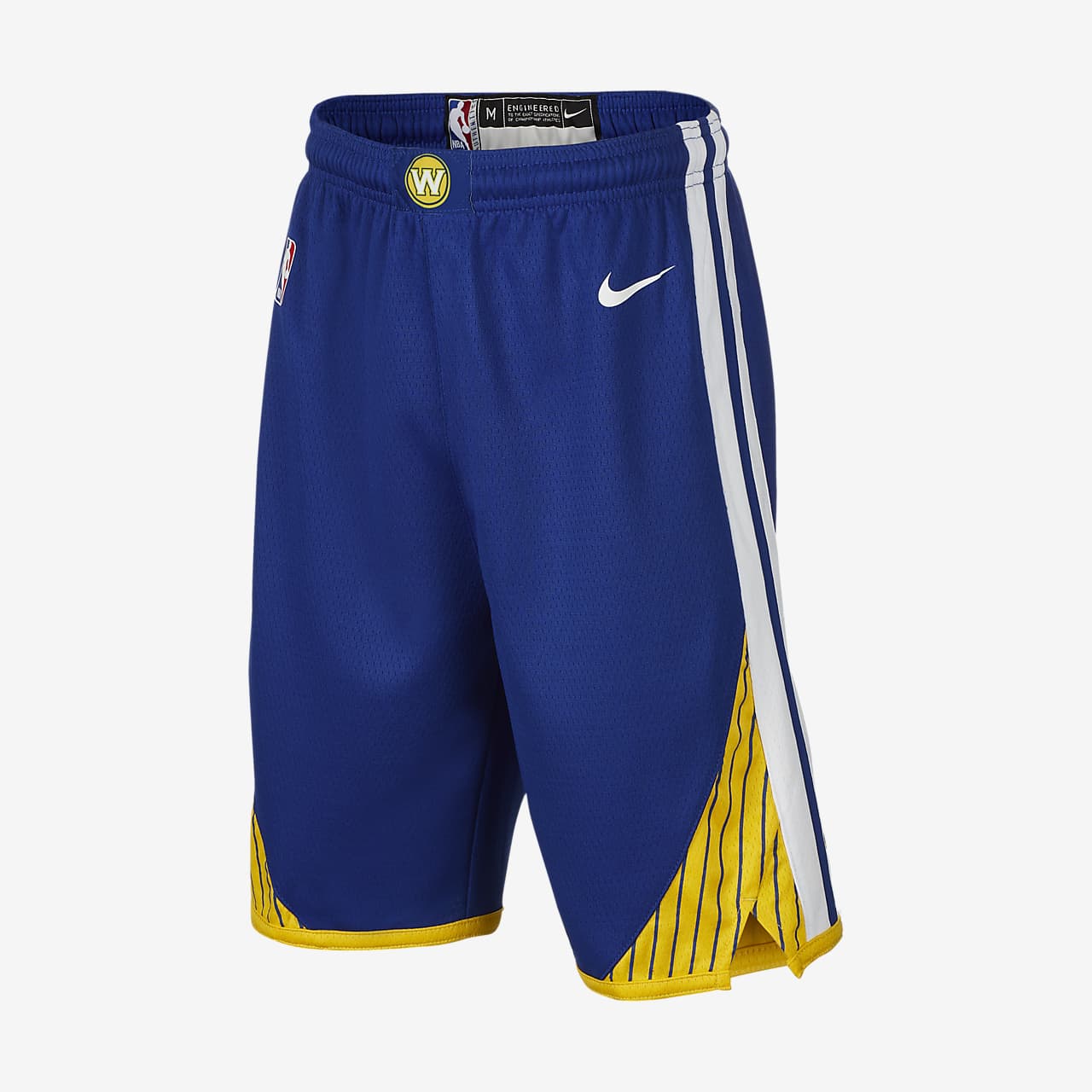 金州勇士队 Nike Icon Edition Swingman NBA 大童（男孩）短裤