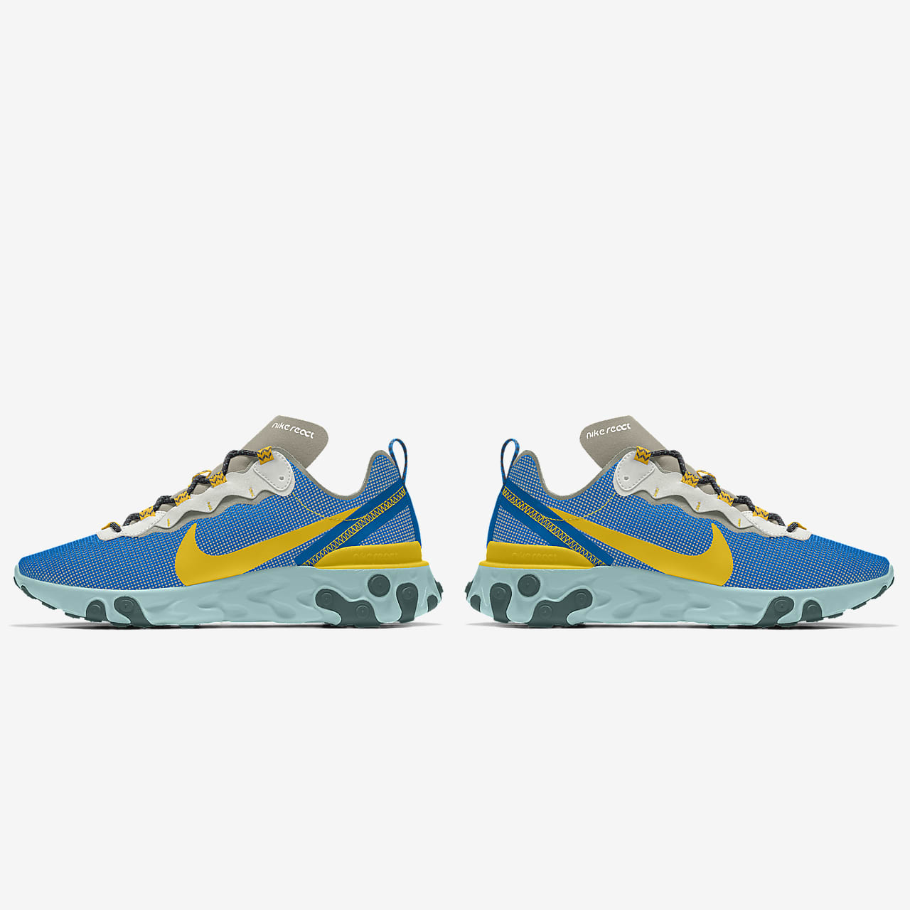 nike react element 55 premium by you 专属定制男子运动鞋