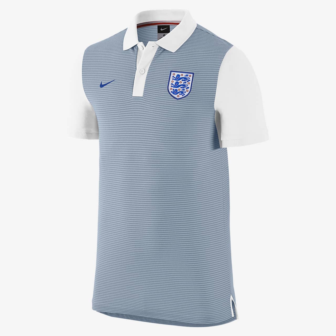 England Authentic Slim 男子翻领T恤