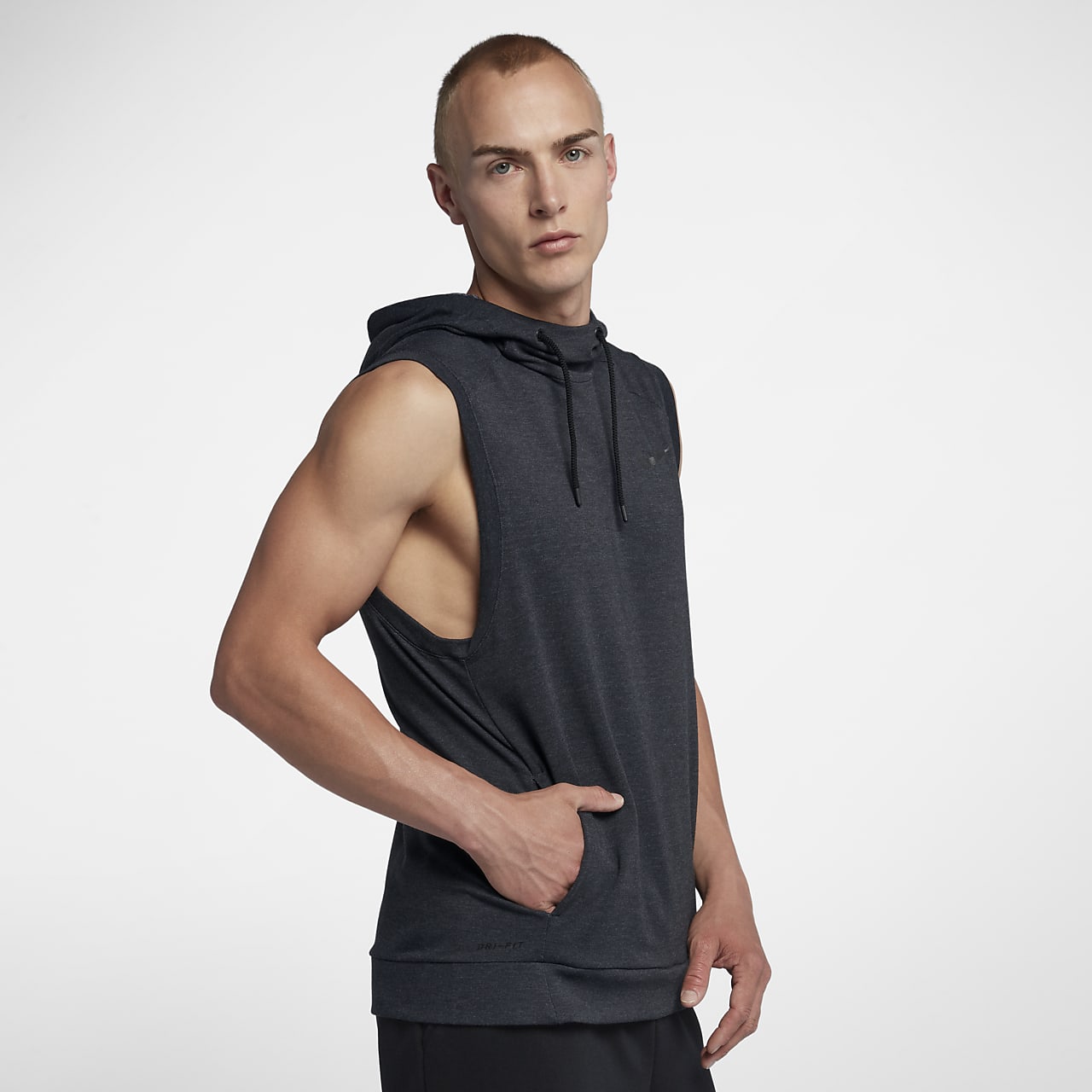 Dry training day sleeveless 2025 hoodie