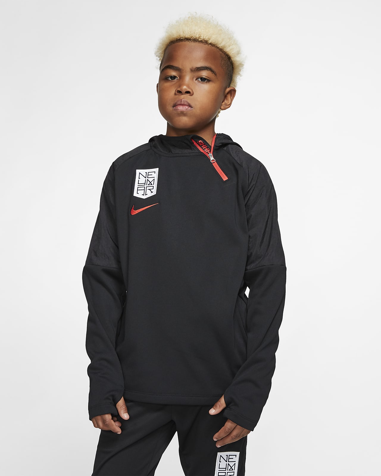 Nike Dri-FIT Neymar Jr. 大童（男孩）足球连帽衫