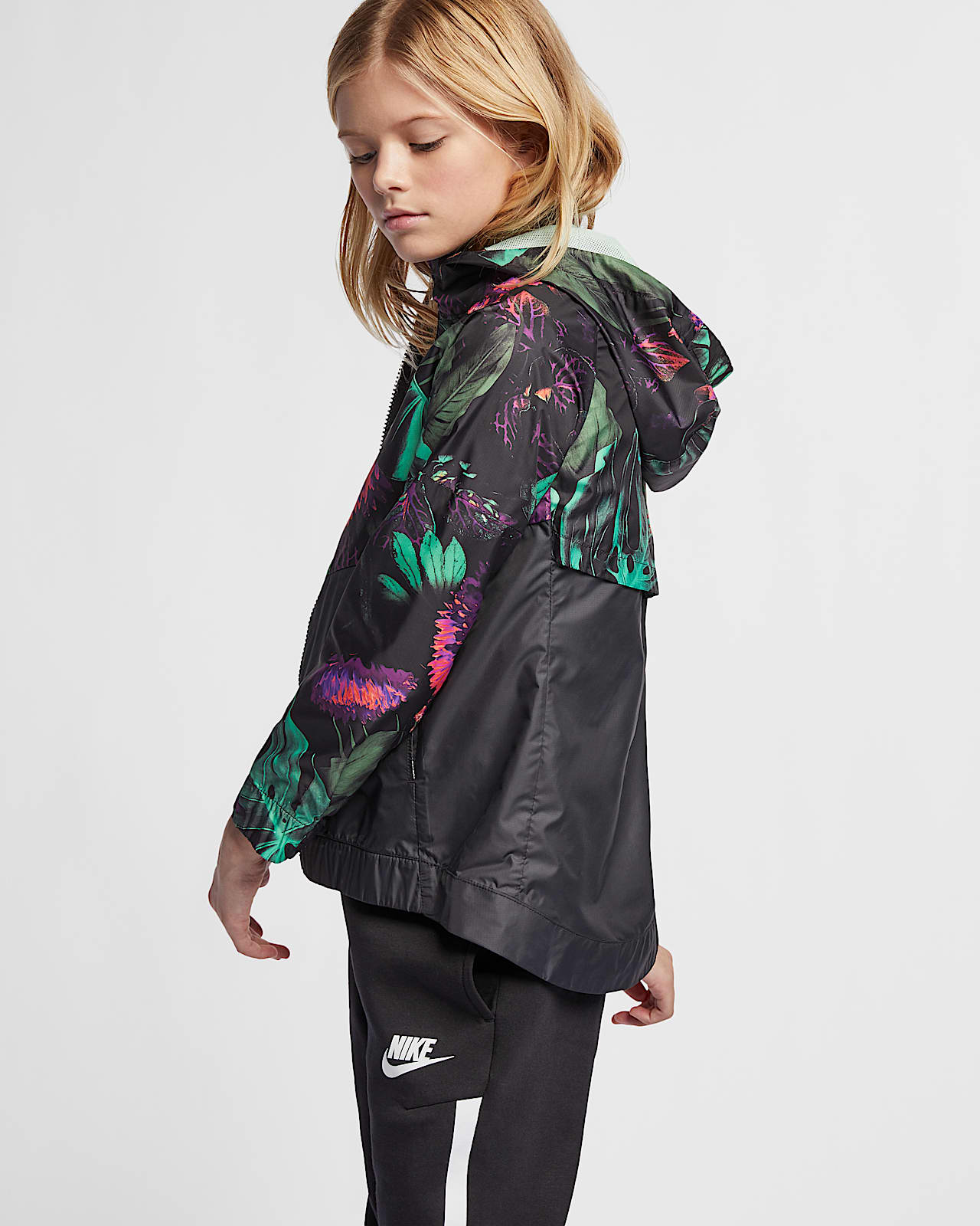 Nike top windrunner floral