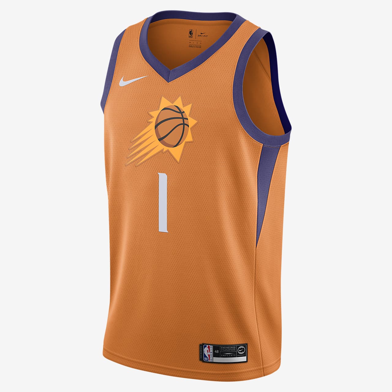 菲尼克斯太阳队 (Devin Booker) Icon Edition Nike NBA Jersey 男子球衣-耐克(Nike)中国官网