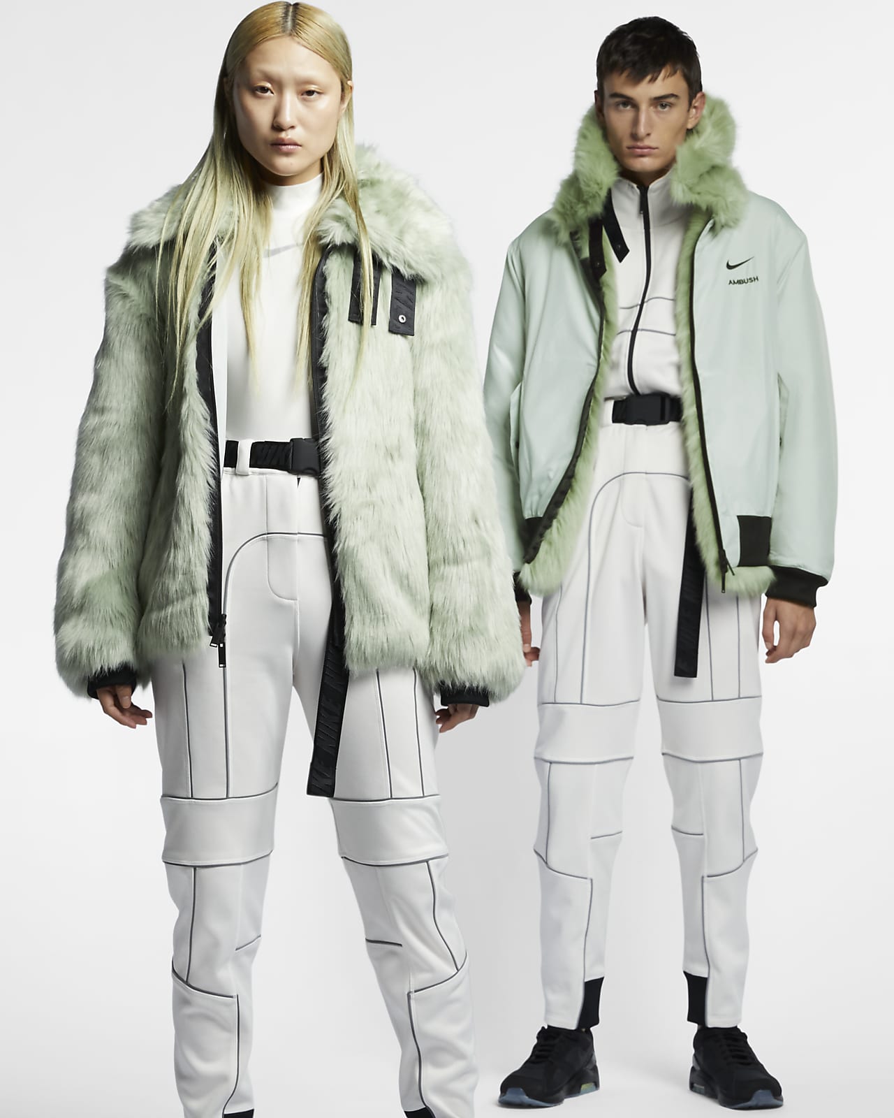 Nike x ambush on sale faux fur jacket