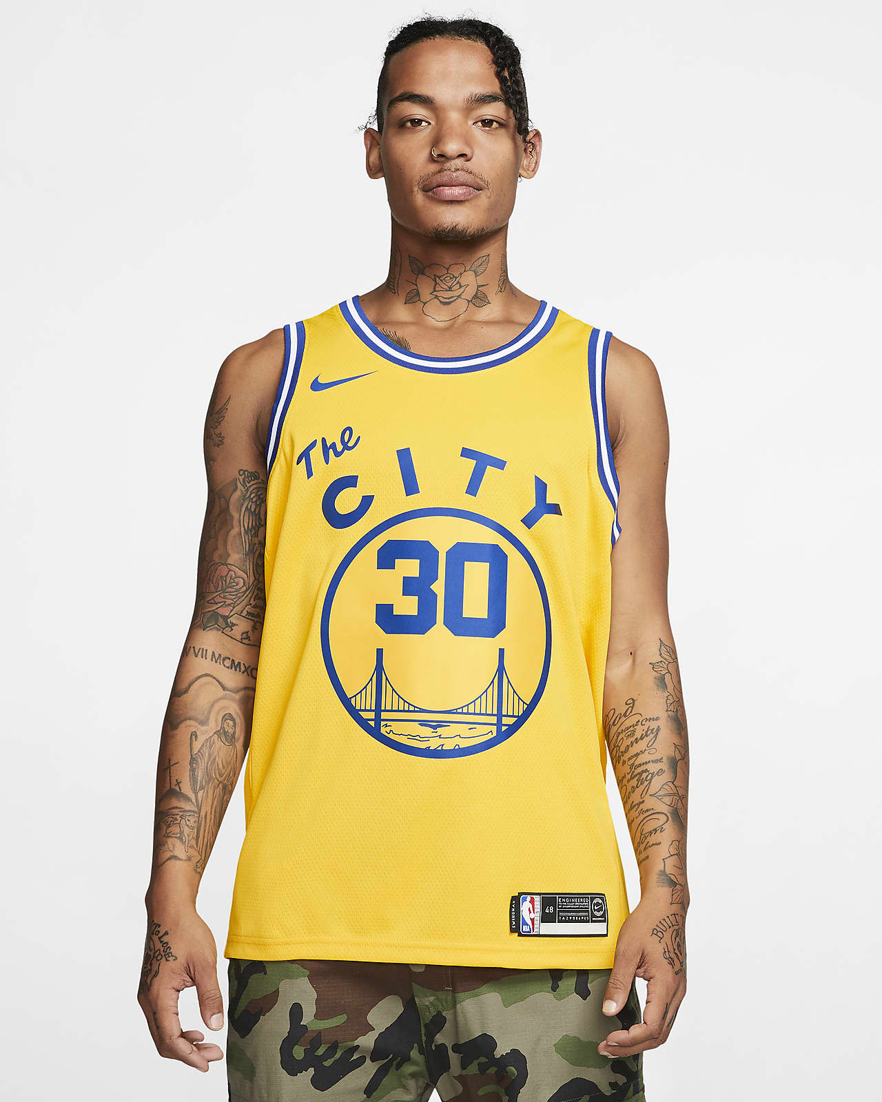 stephen curry) classic edition nike nba swingman jersey 男子球衣