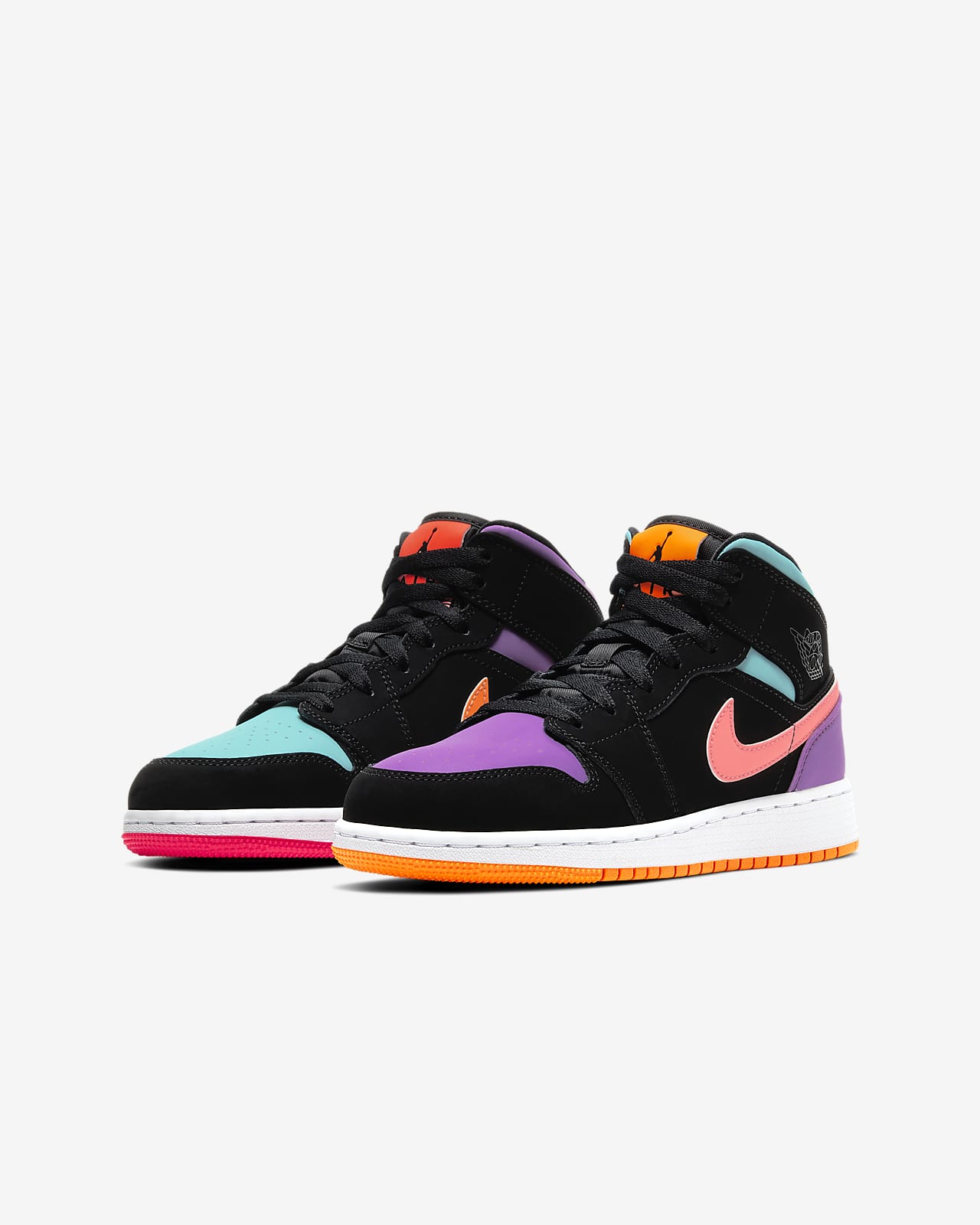 air jordan 1 mid (gs) 大童运动童鞋