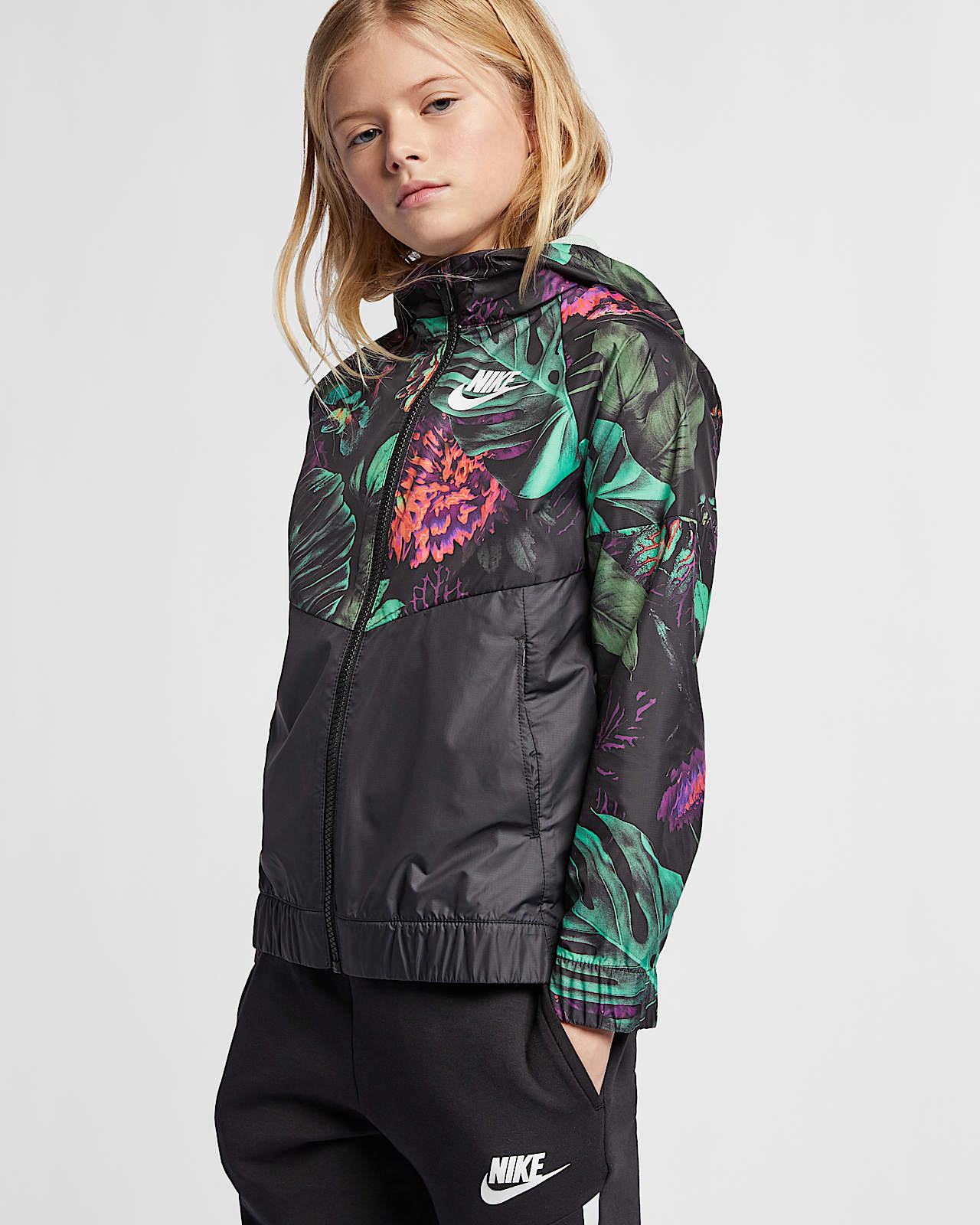 Nike top windrunner floral