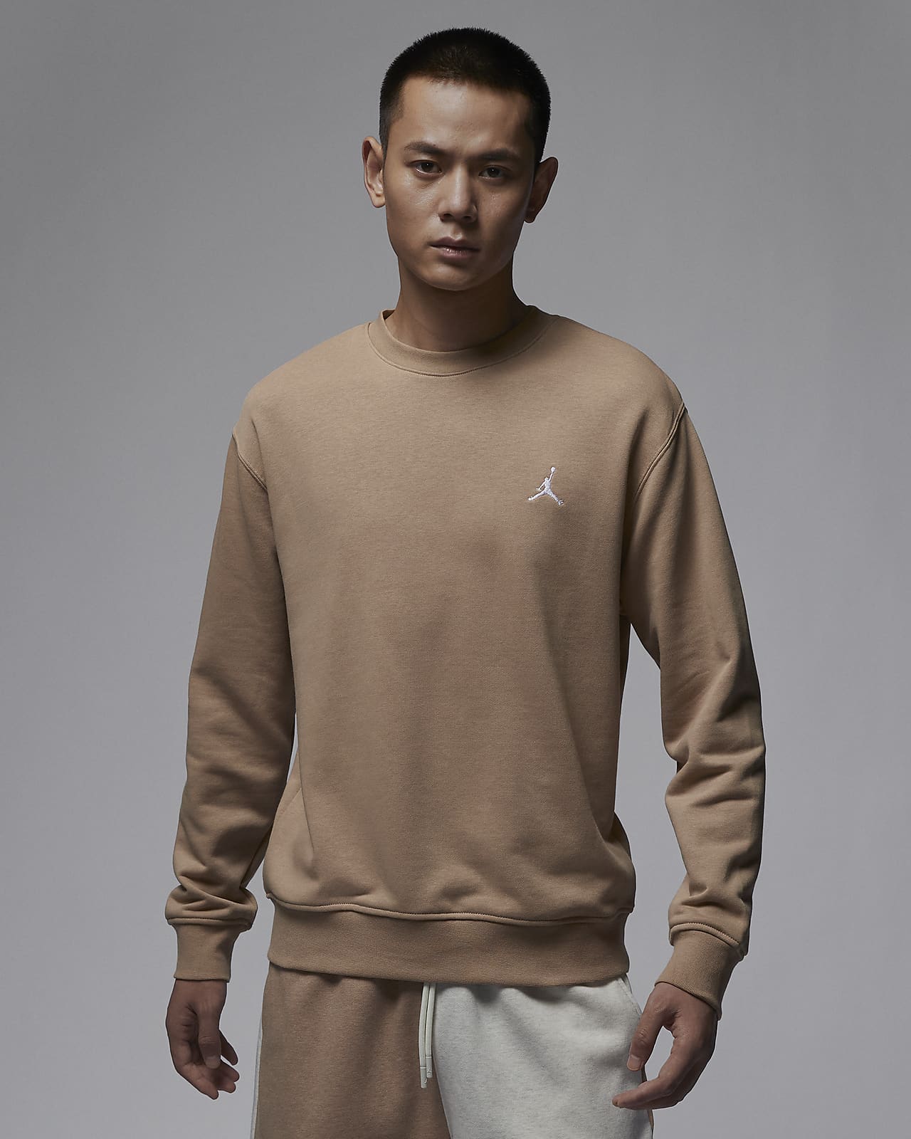 Jordan Essentials 男子法式毛圈圆领运动衫