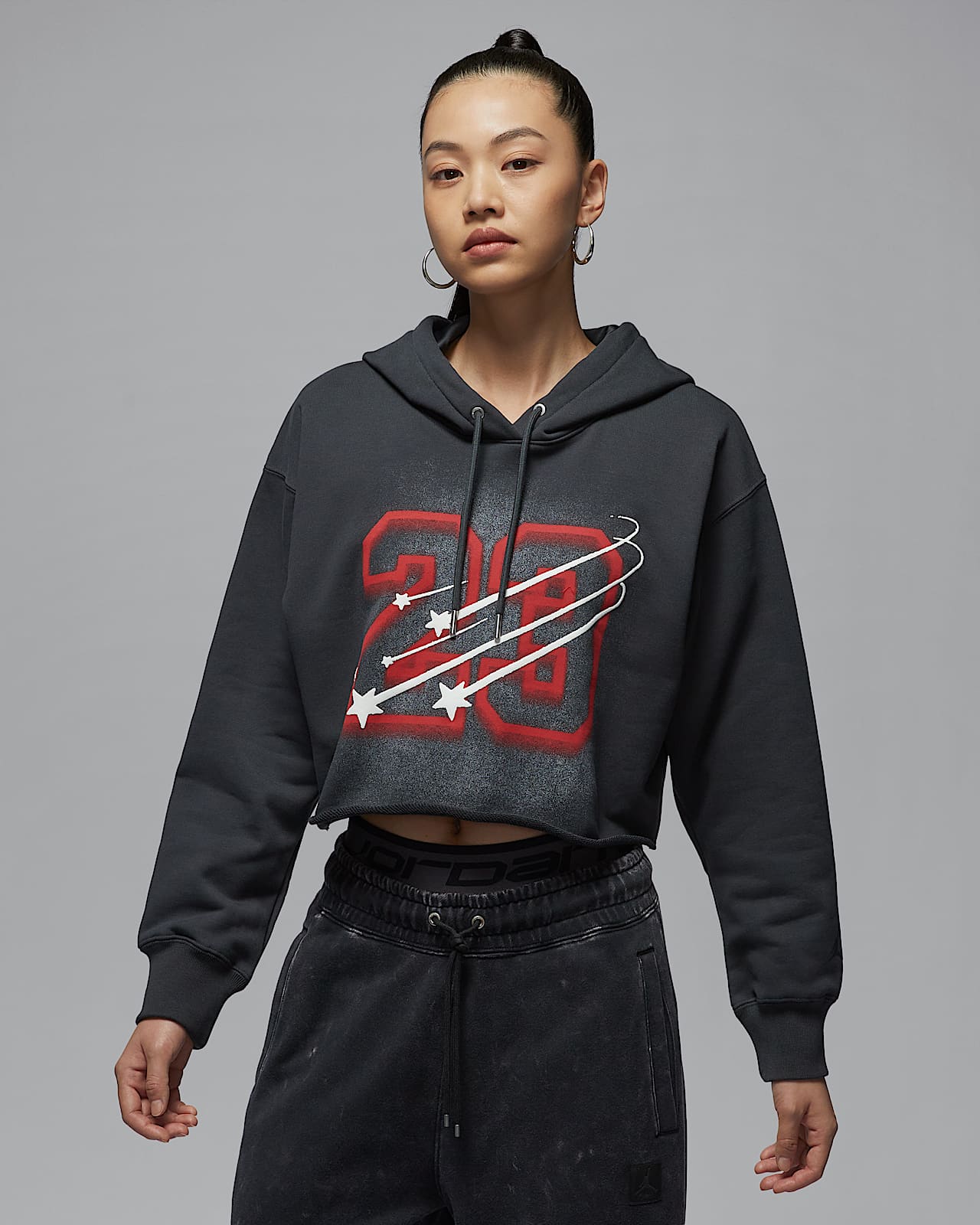 Jordan Flight Fleece 女子短款连帽衫