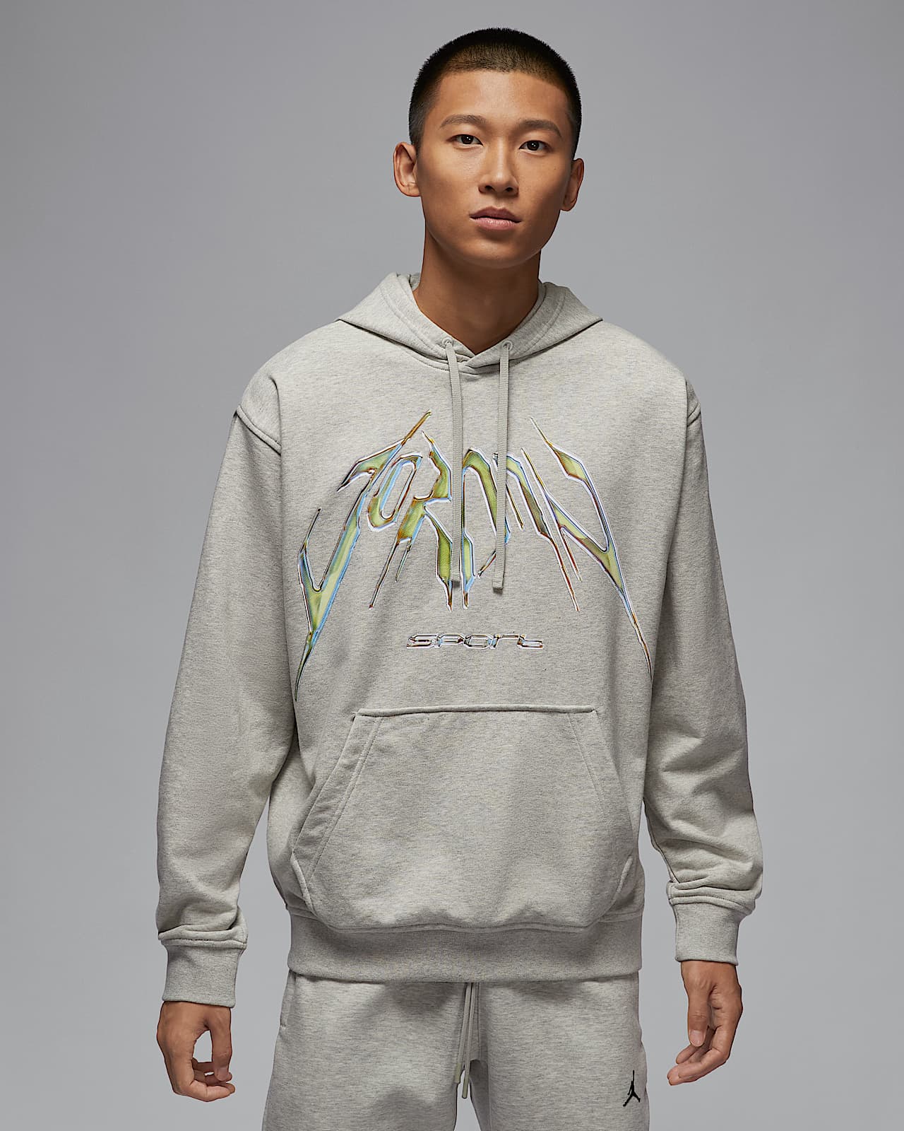 Jordan Sport Crossover Dri-FIT 男子速干针织套头连帽衫