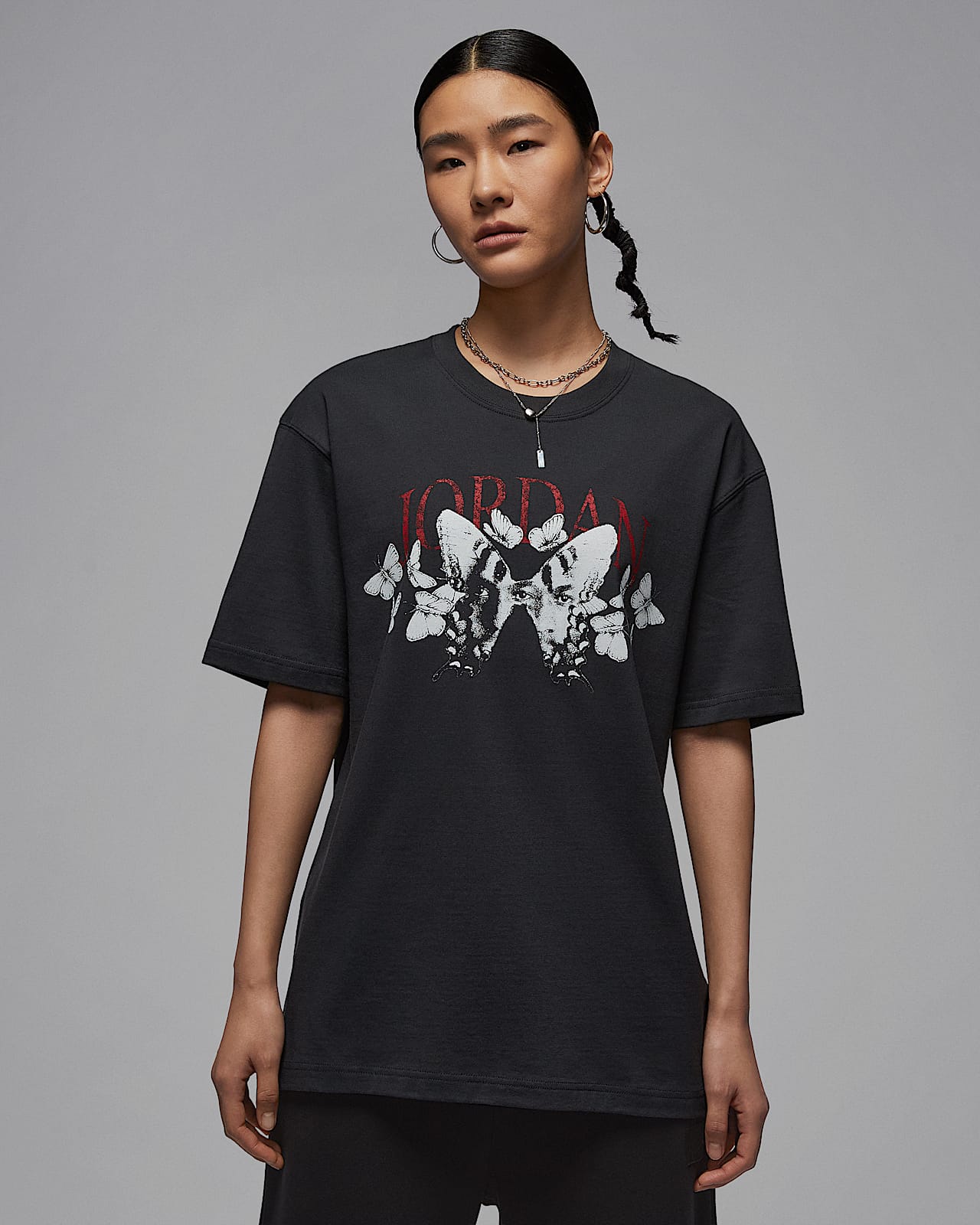 Jordan 女子 Oversize 风印花T恤