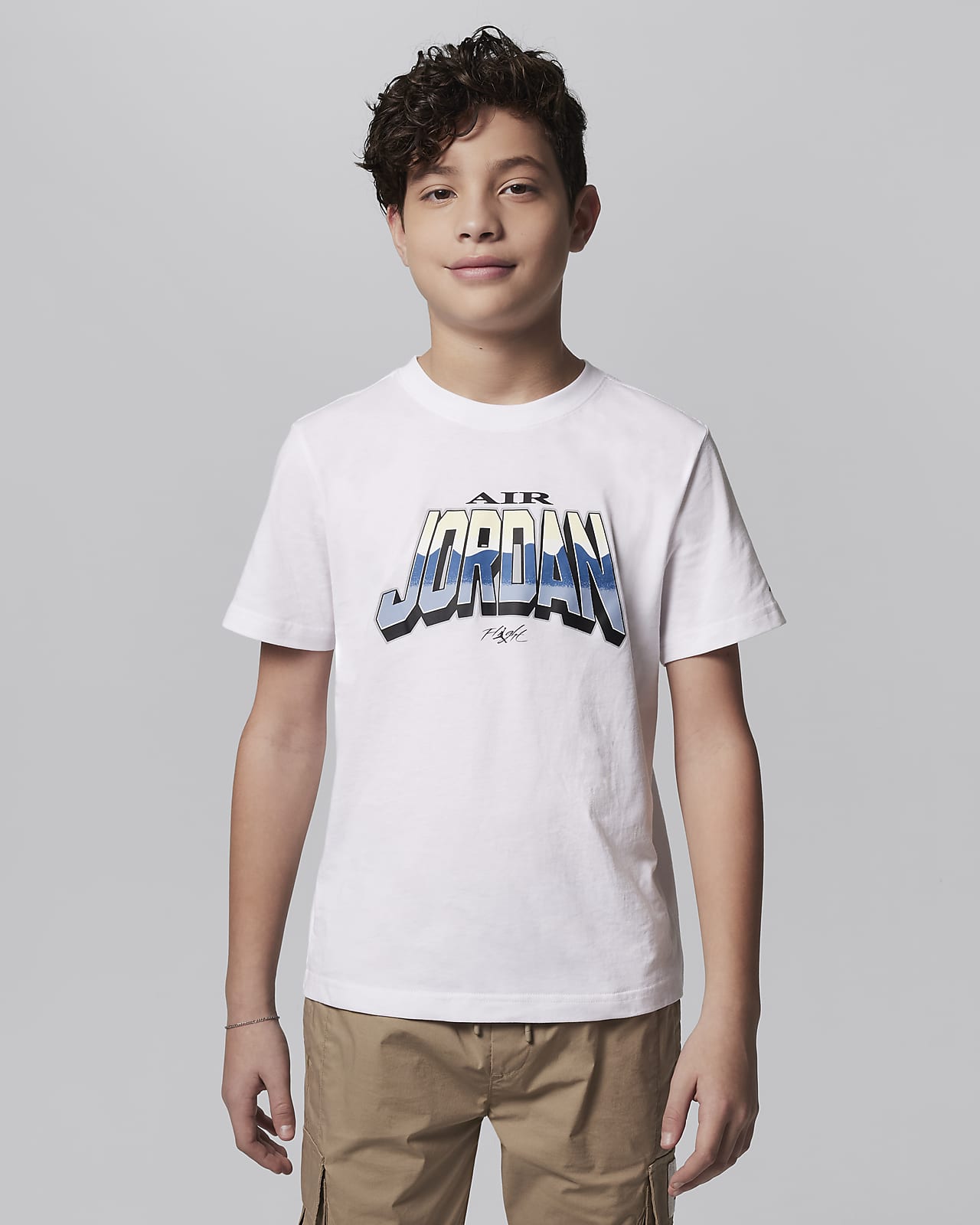 Jordan World 大童印花T恤