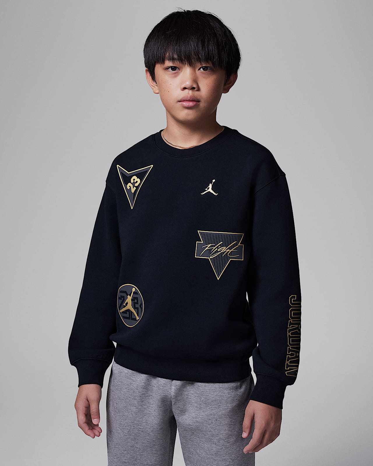 Jordan "See Me Shine" 大童圆领上衣