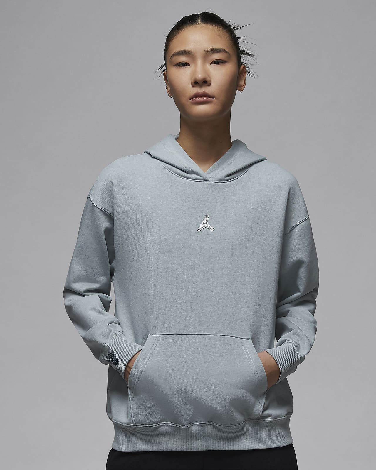 Jordan Brooklyn 女子针织套头连帽衫