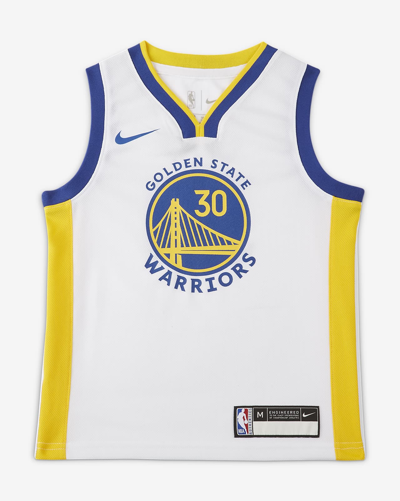 金州勇士队 (Stephen Curry) Nike NBA Jersey 幼童球衣