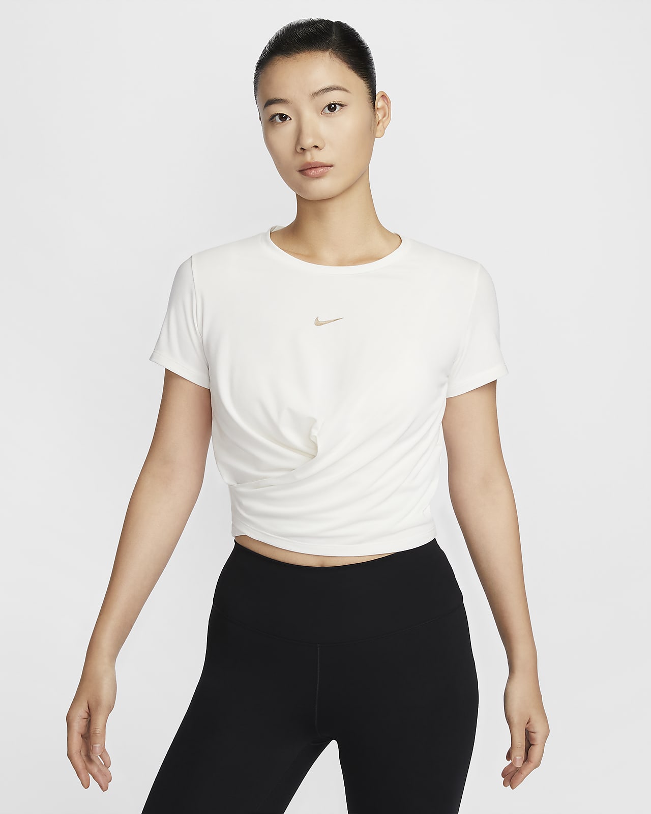 Nike One Luxe Dri-FIT 女子速干短款短袖上衣