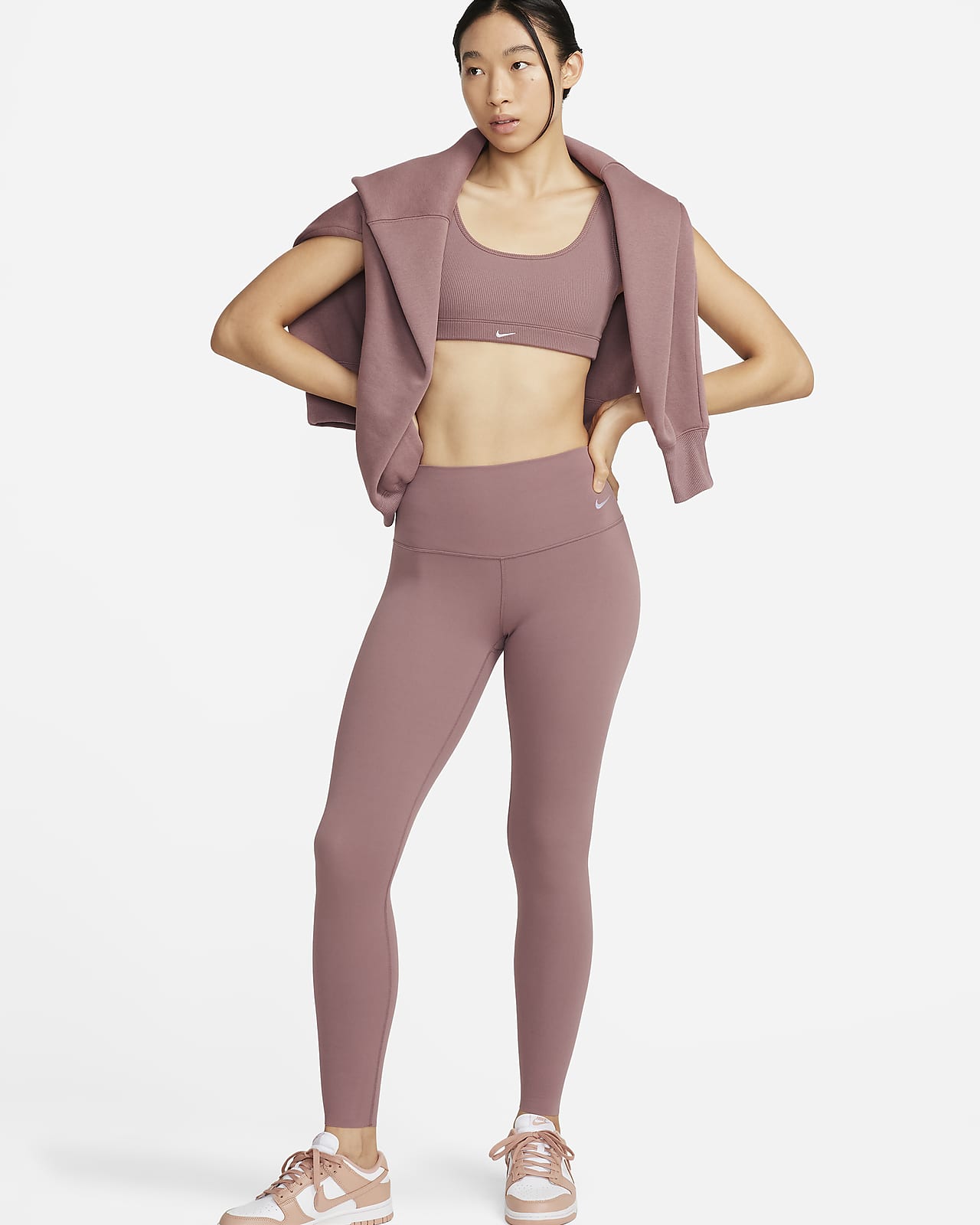 Nike Zenvy 女子软糯塑型低强度包覆速干高腰紧身裤