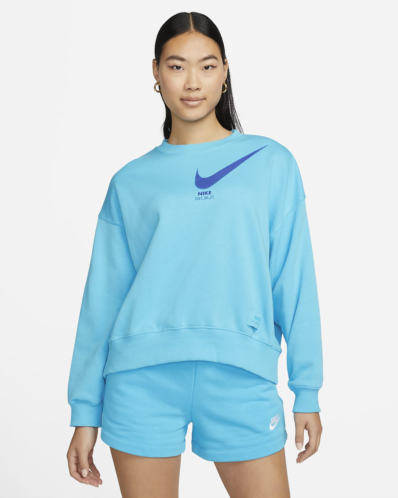 Nike Sportswear City Utility 女子 Oversize 风法式毛圈圆领运动衫