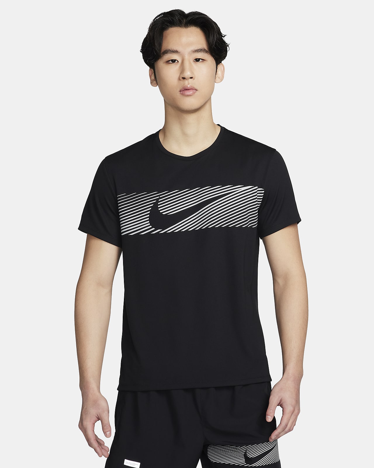 Nike Miler Flash Dri-FIT UV 男子防晒速干短袖跑步上衣