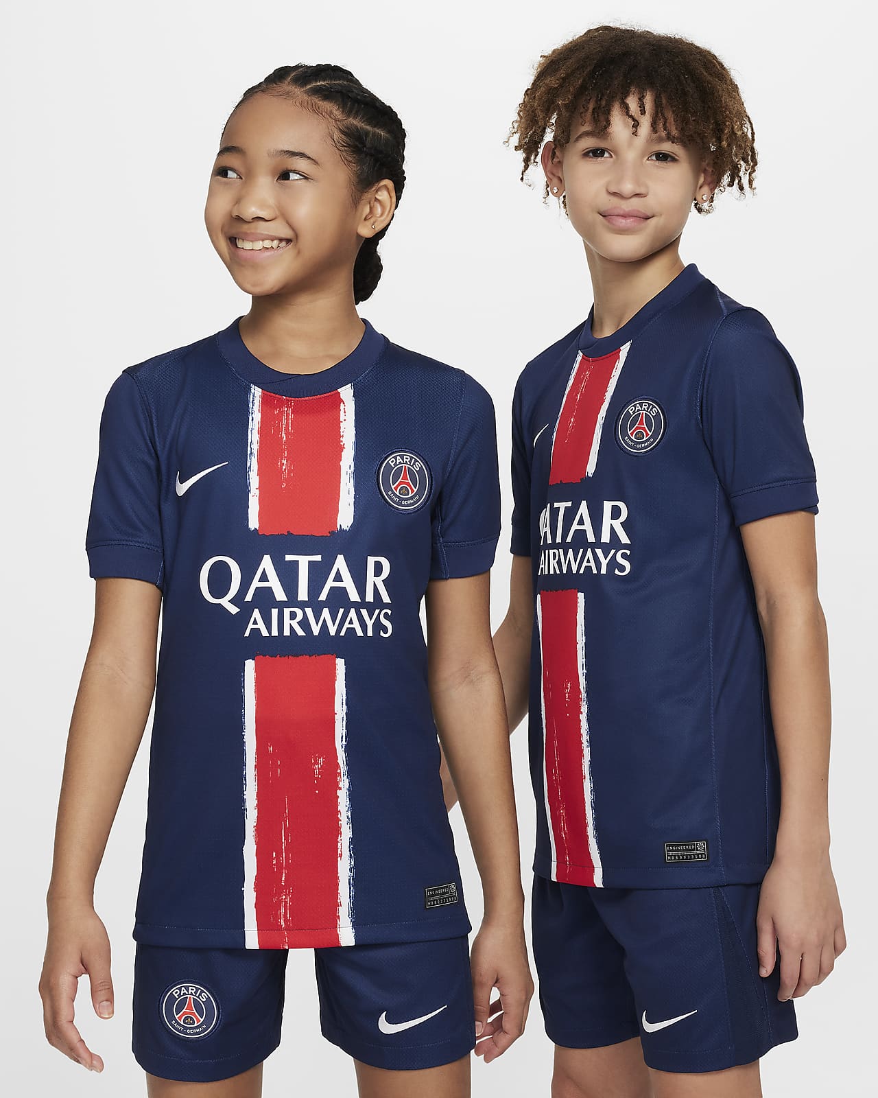 2024/25 赛季巴黎圣日耳曼主场球迷版 Nike Dri-FIT 大童速干舒爽足球球衣