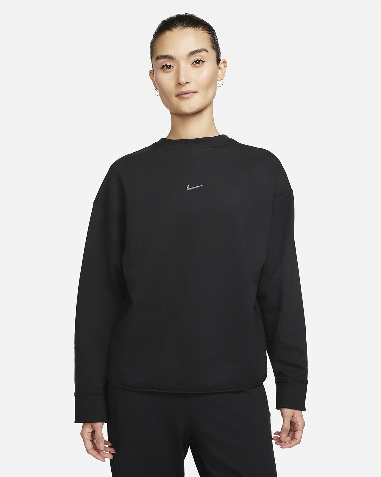 Nike Yoga Luxe 女子起绒圆领上衣