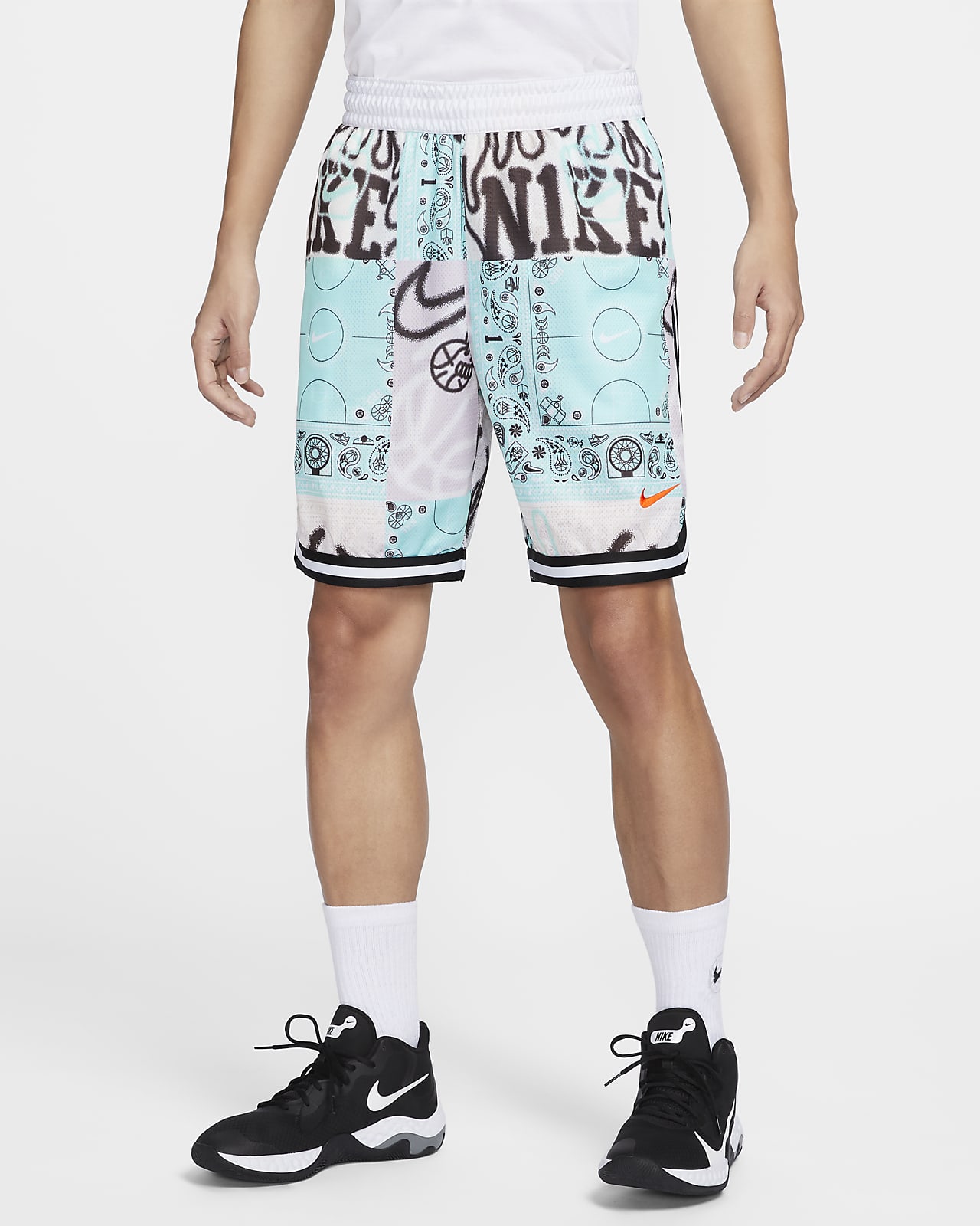 Nike DNA "CHBL" 耐高篮球系列 Dri-FIT 男子速干印花篮球短裤