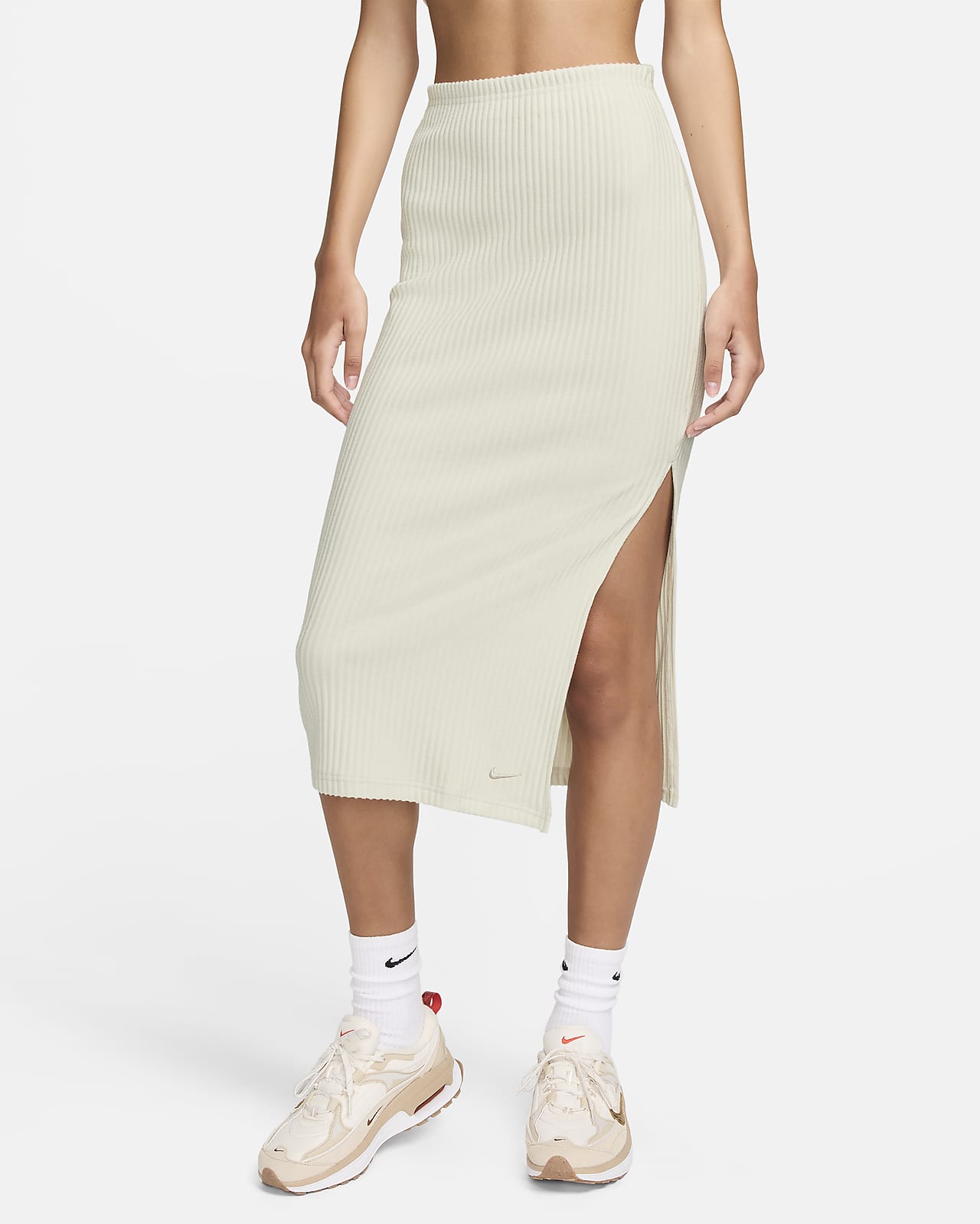 Nike Sportswear Chill Knit 女子修身罗纹半身裙