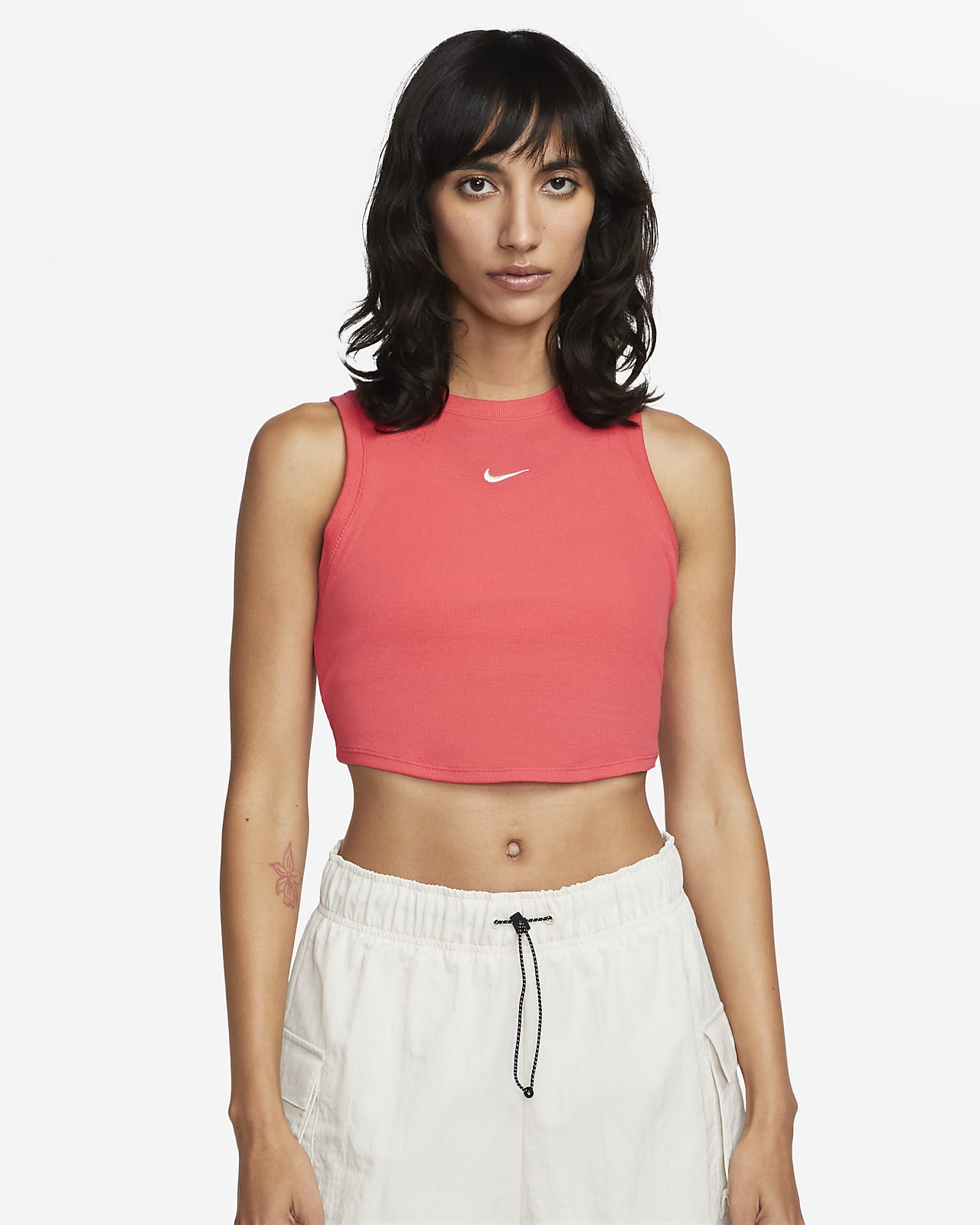 Nike Sportswear Essentials 女子罗纹短款背心