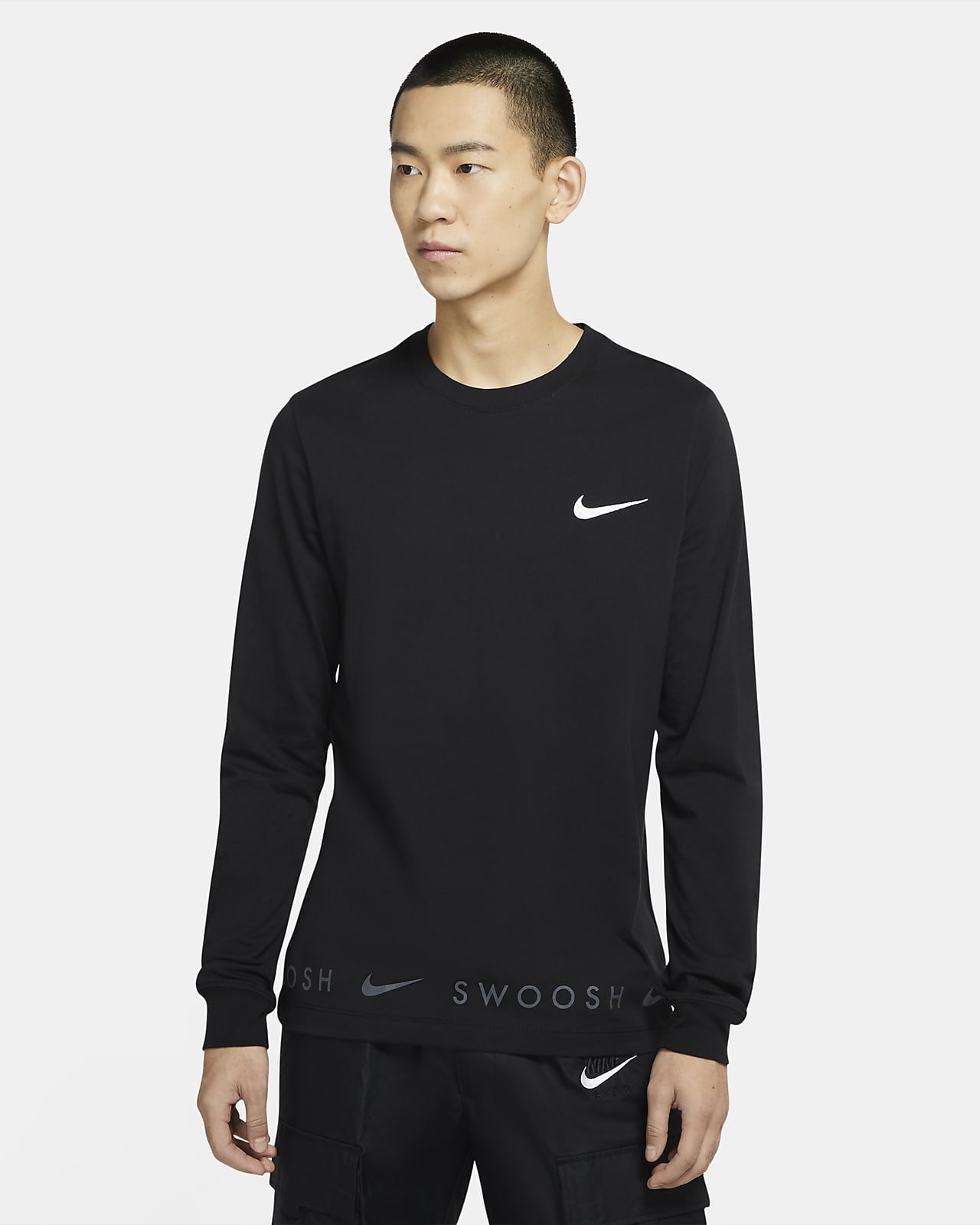 Nike Sportswear Swoosh 男子长袖T恤