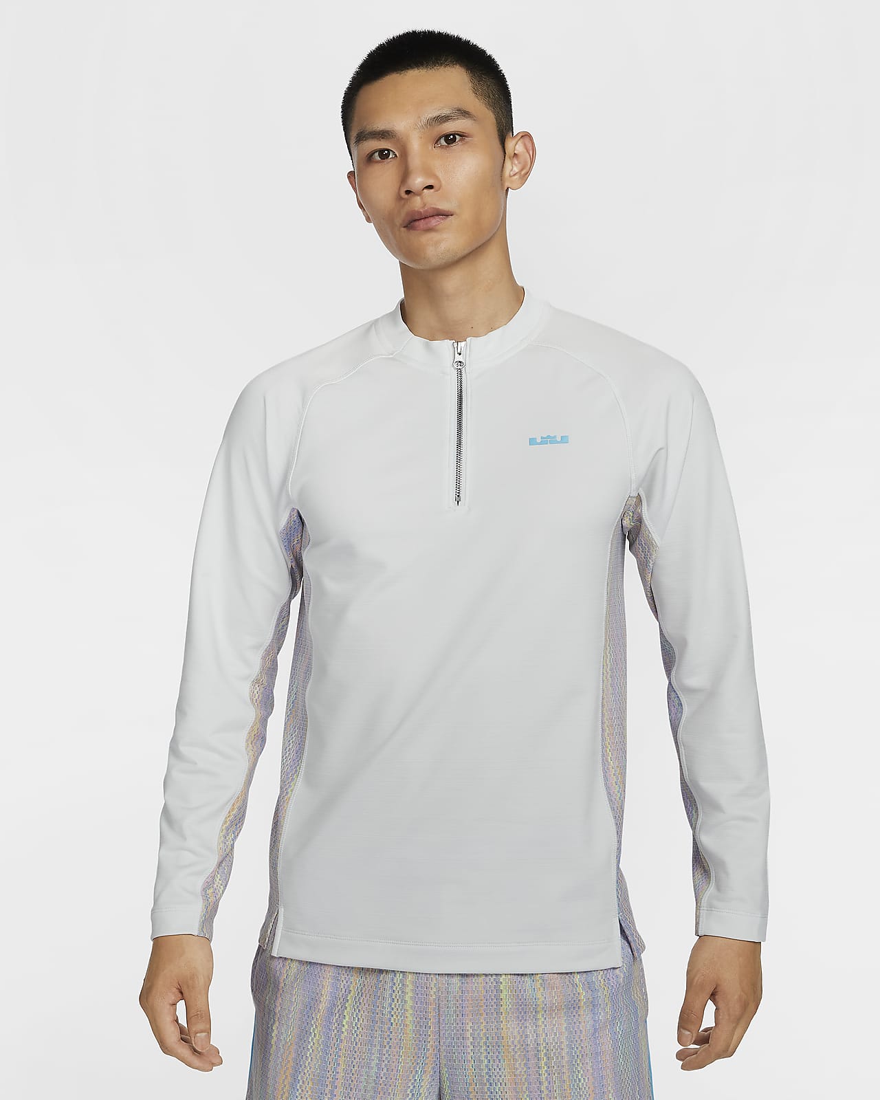 LeBron DNA Dri-FIT 詹姆斯男子速干 1/4 拉链开襟篮球上衣