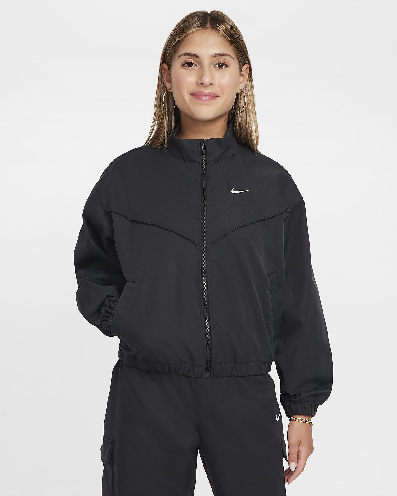 Nike Sportswear 大童（女孩）Oversize 风夹克