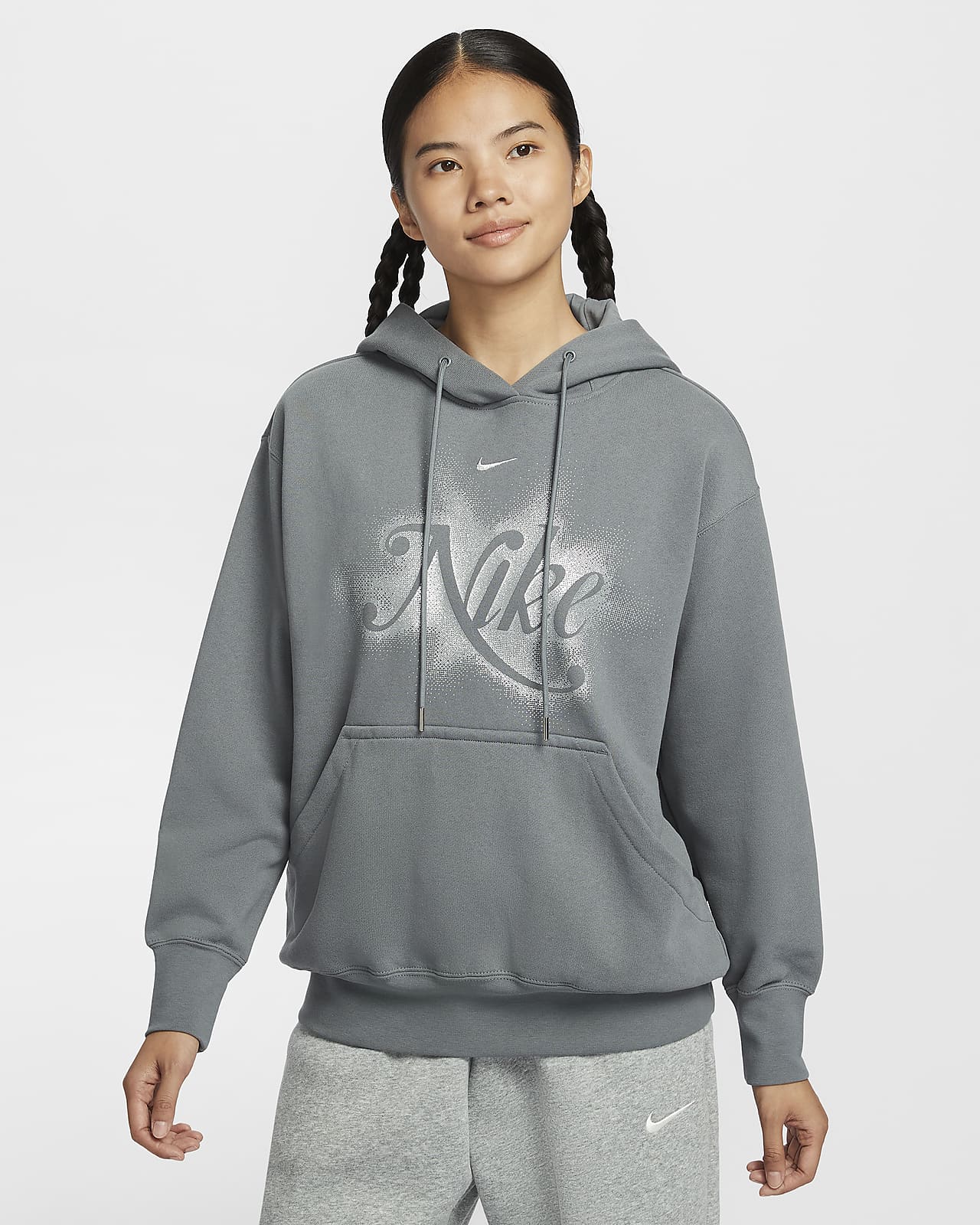 Nike Sportswear Phoenix Fleece 女子 Oversize 风薄绒套头连帽衫