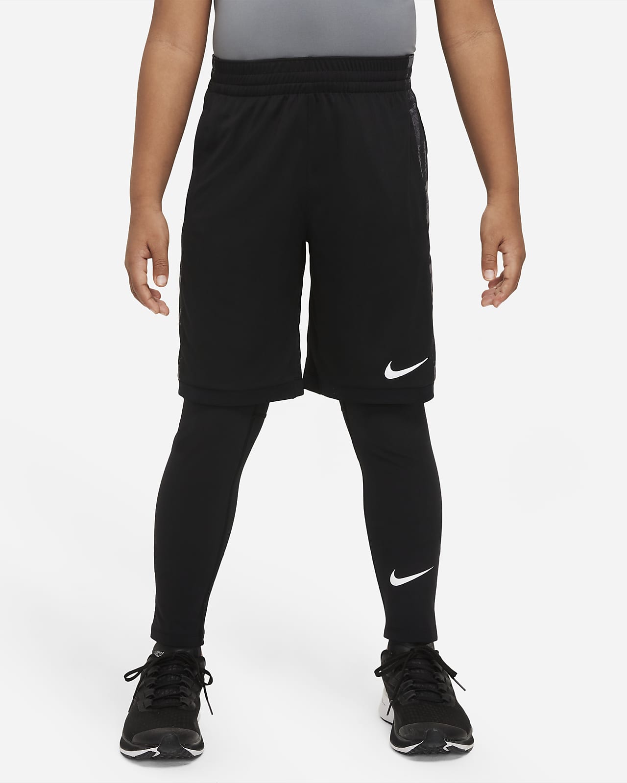 Nike Pro Dri-FIT 大童（男孩）速干训练紧身裤