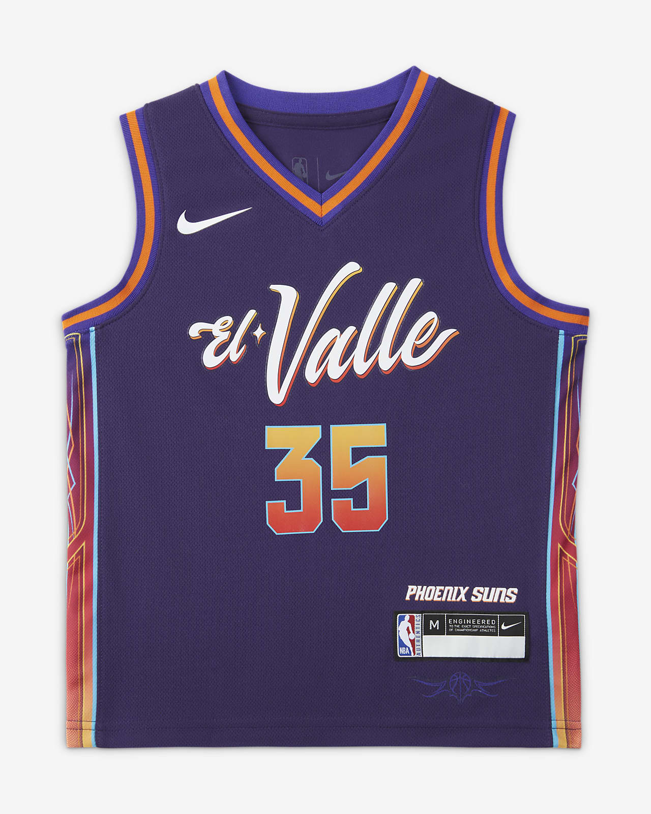 2023/24 赛季菲尼克斯太阳队 (Kevin Durant) City Edition Nike NBA Jersey 幼童球衣