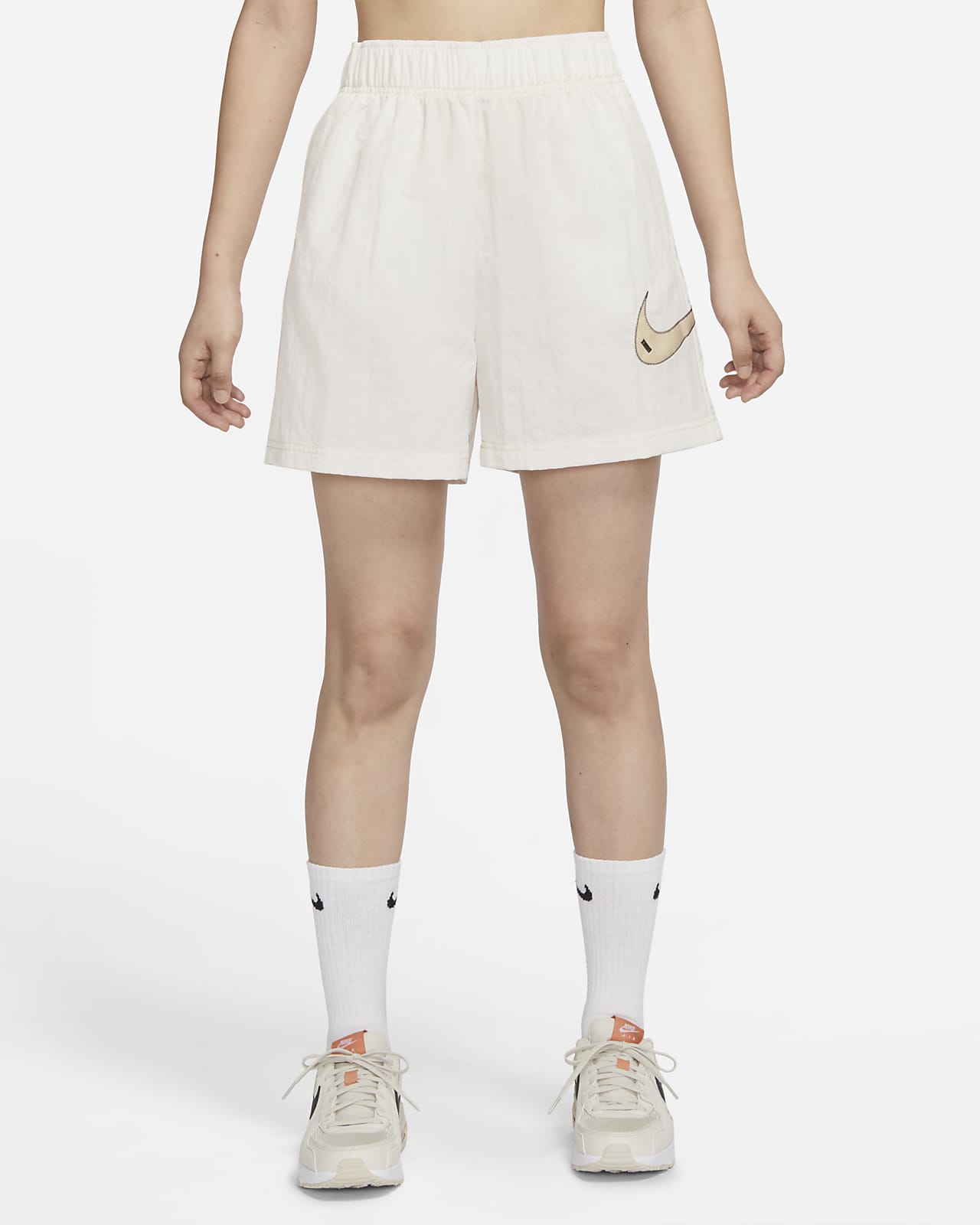 Nike Sportswear Swoosh 女子梭织高腰短裤