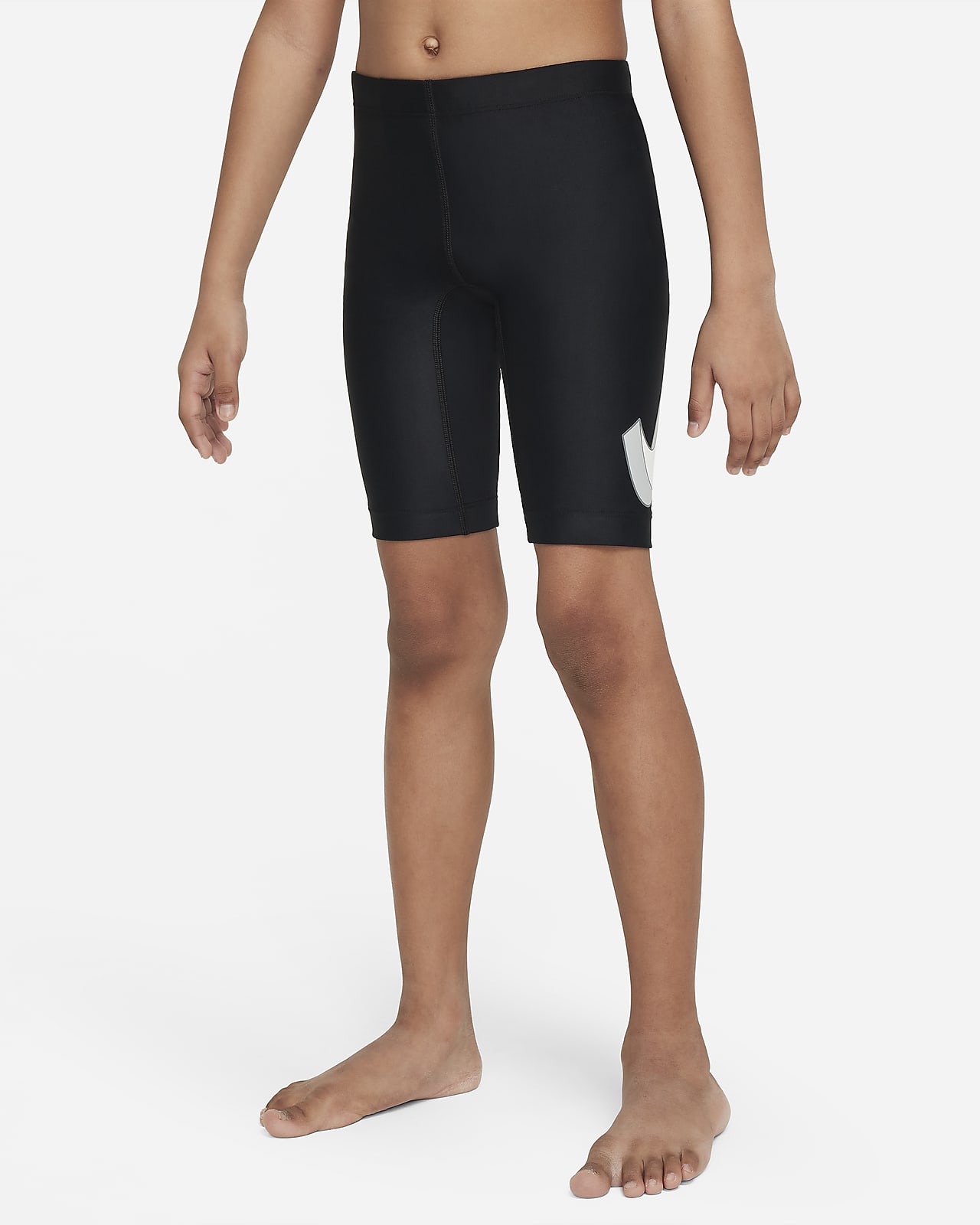 Nike Swim 3-D Swoosh 大童（男孩）紧身短裤