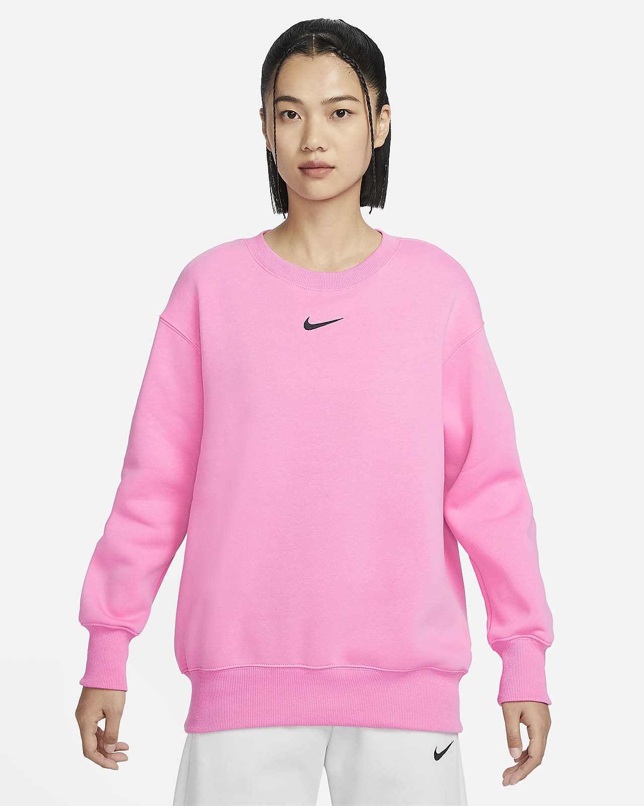 Nike Sportswear Phoenix Fleece 女子 Oversize 风加绒圆领运动衫