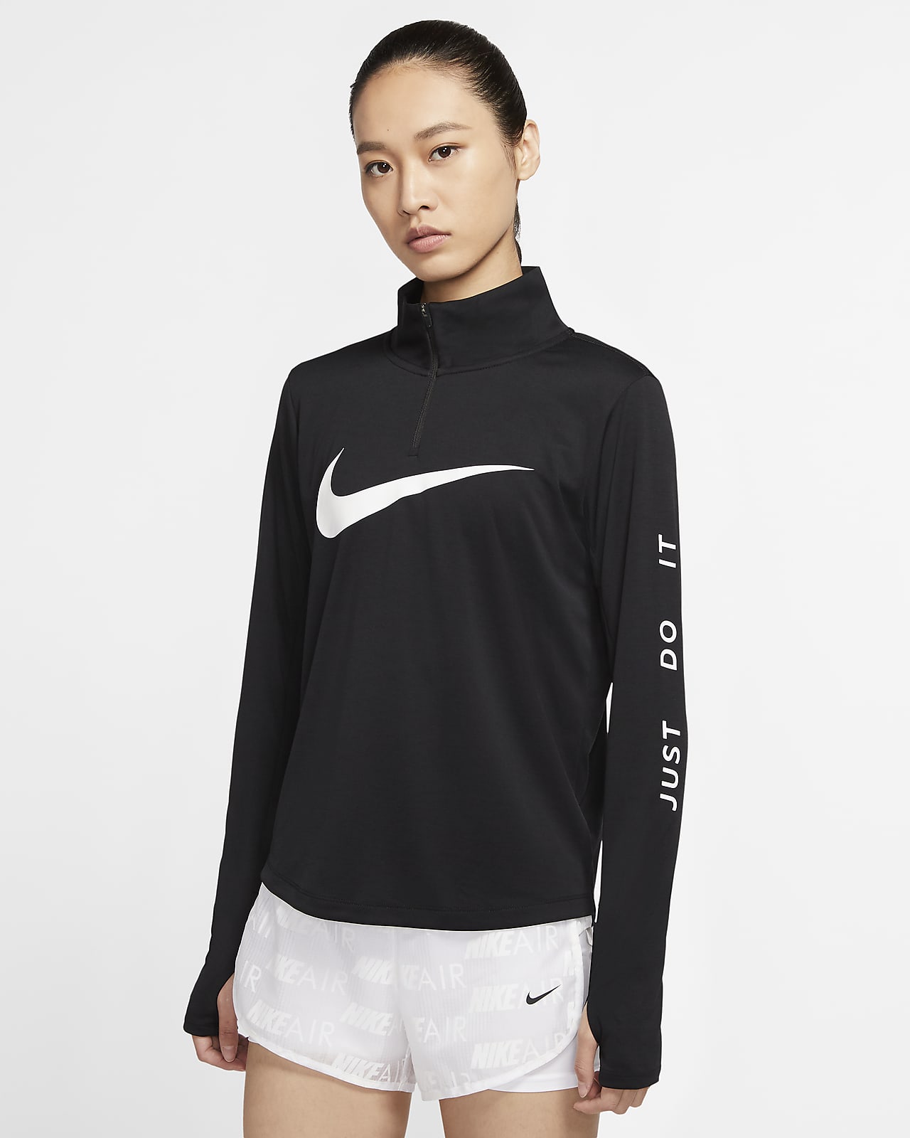 Nike 女子 1/4 拉链开襟跑步上衣