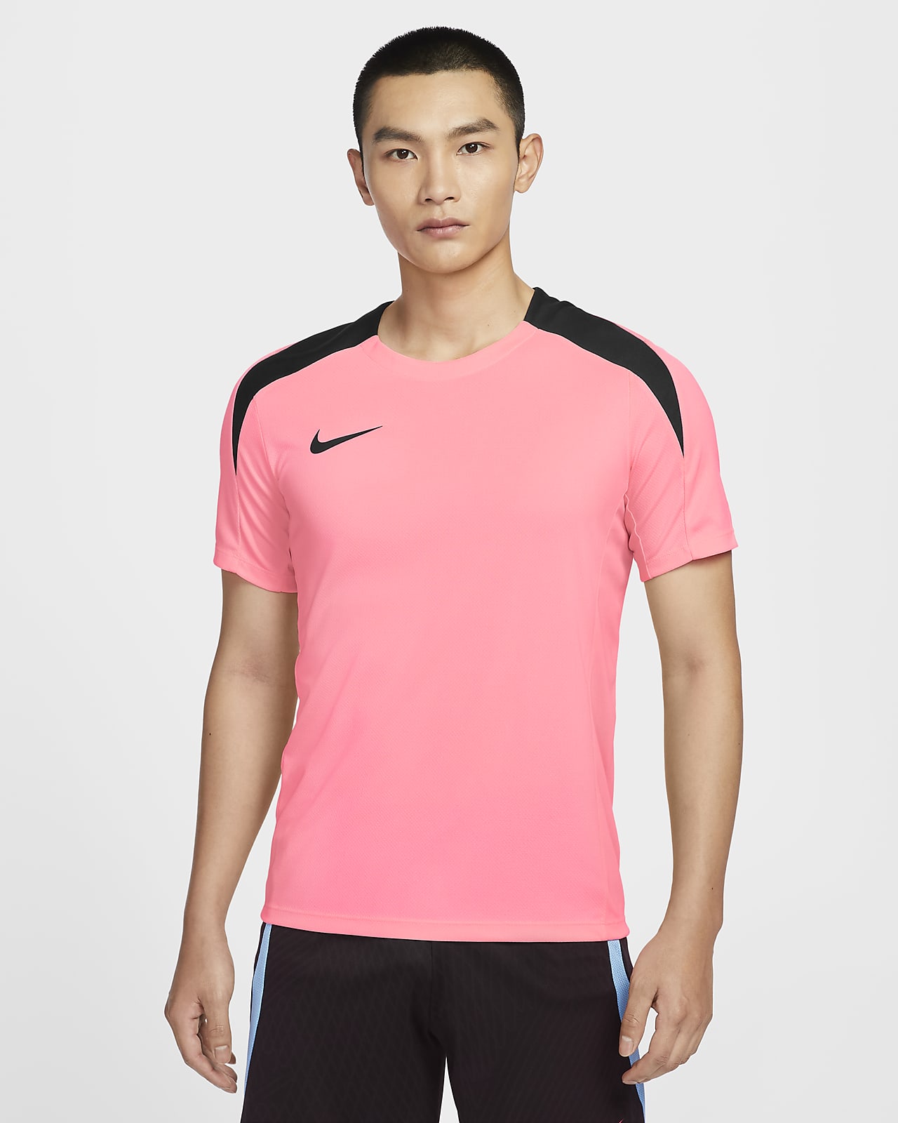 Nike Strike Dri-FIT 男子透气速干短袖足球上衣