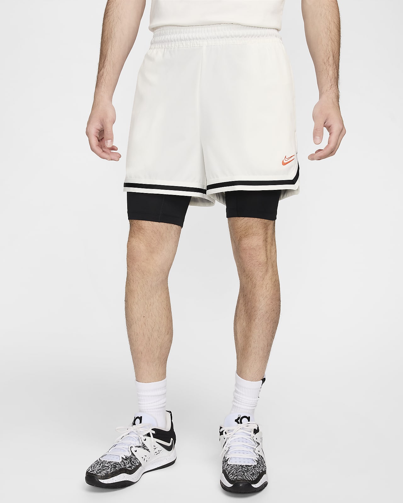 Kevin Durant DNA 男子速干二合一篮球短裤