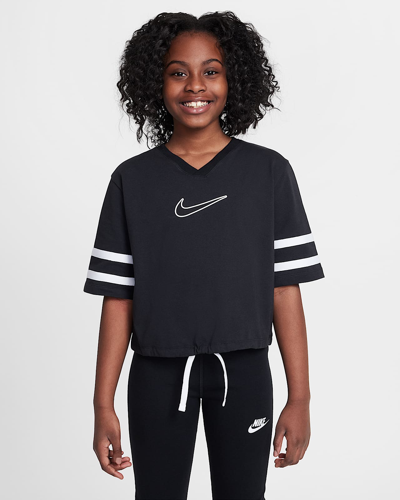 Nike Sportswear 大童（女孩）短袖上衣