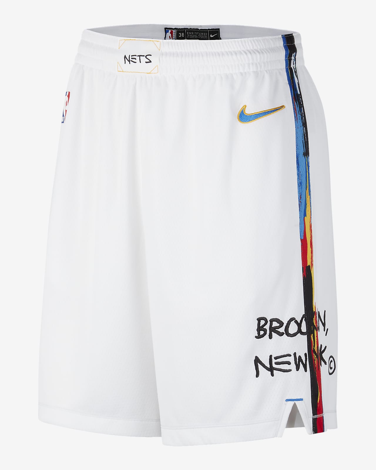 布鲁克林篮网队 City Edition Nike Dri-FIT NBA Swingman 男子速干短裤