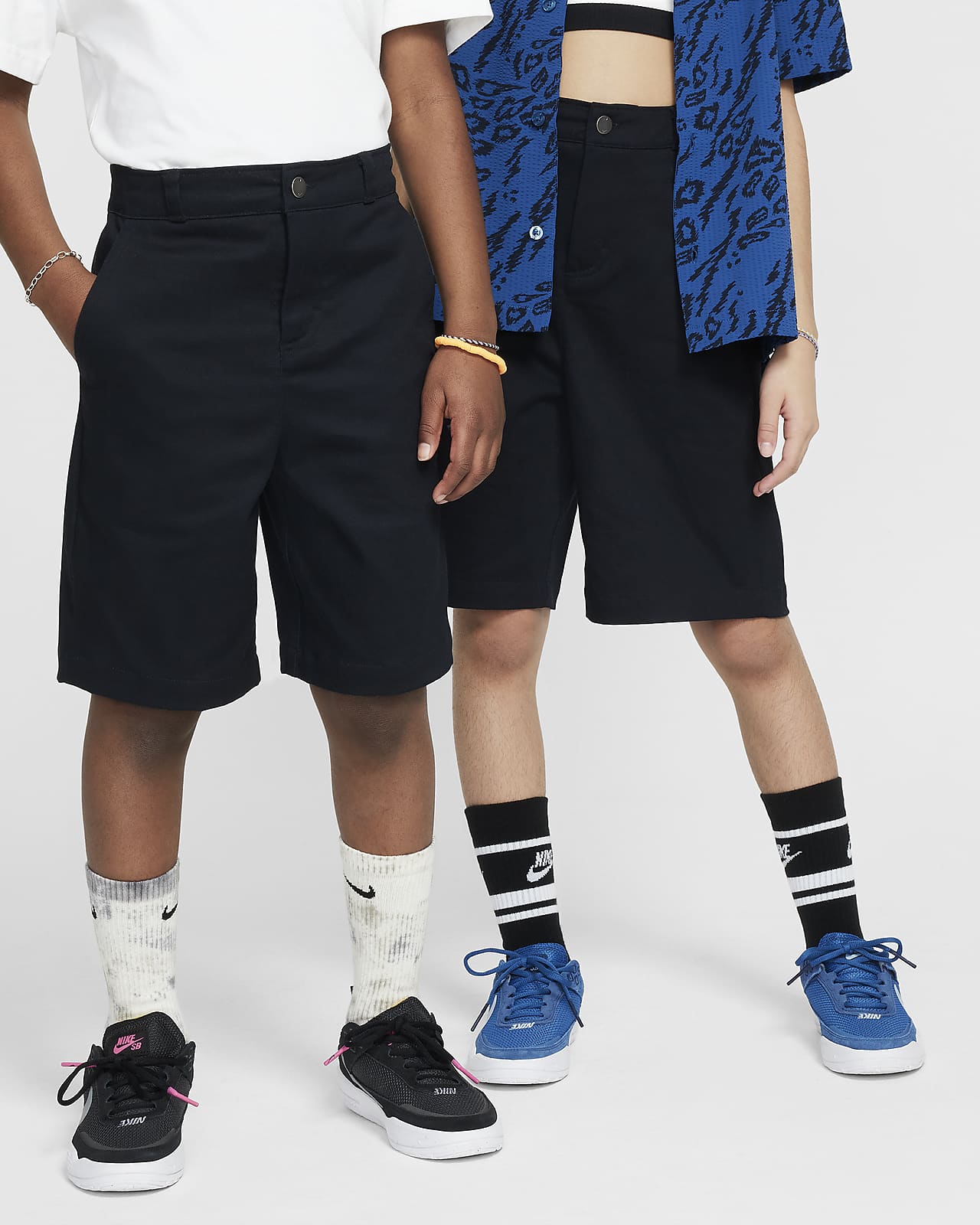 Nike SB 大童斜纹布滑板短裤