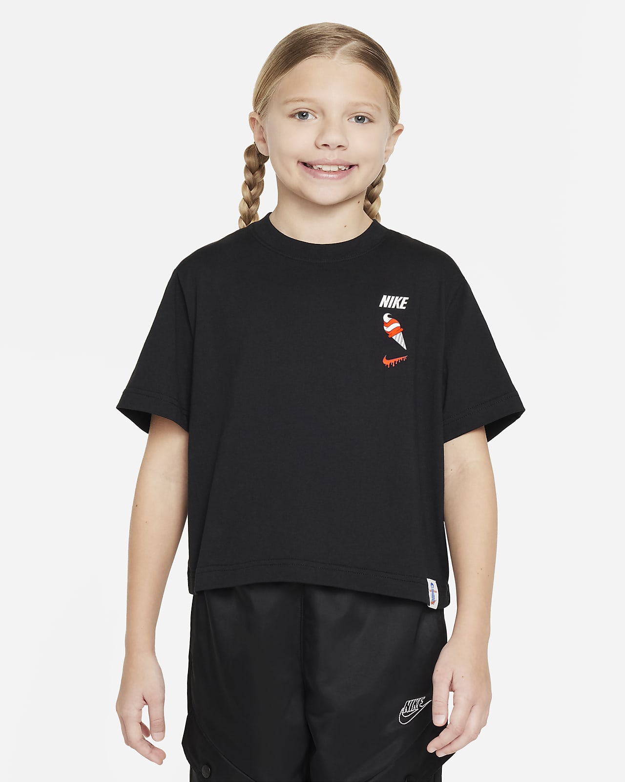Nike Sportswear 大童（女孩）印花T恤