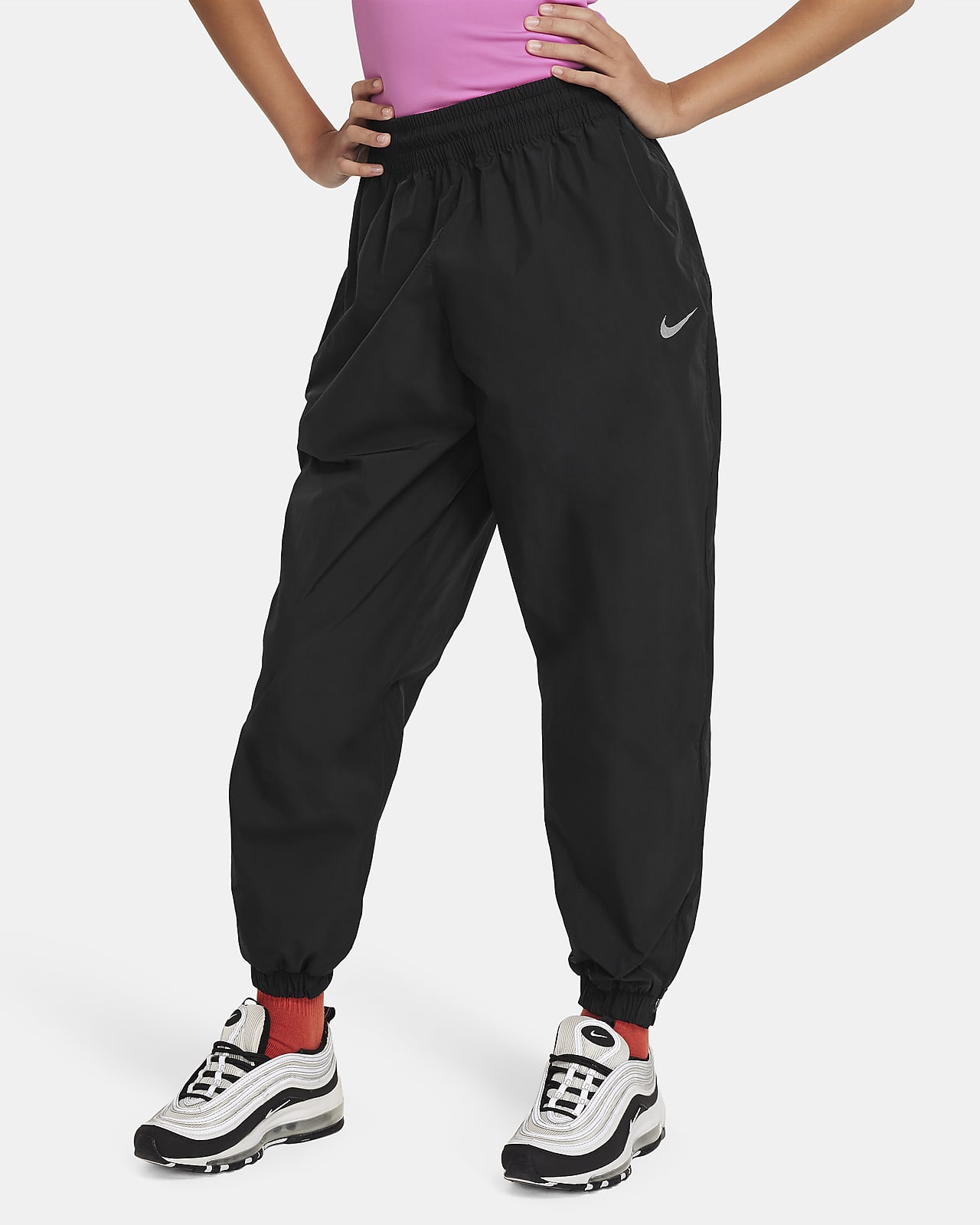 Nike Sportswear 大童（女孩）梭织长裤