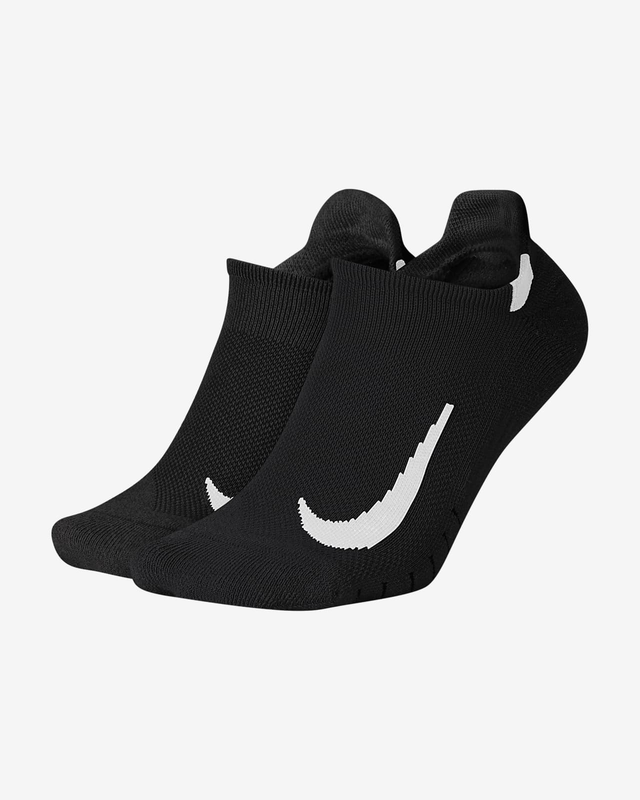 Nike Multiplier 速干跑步船袜（2 双）