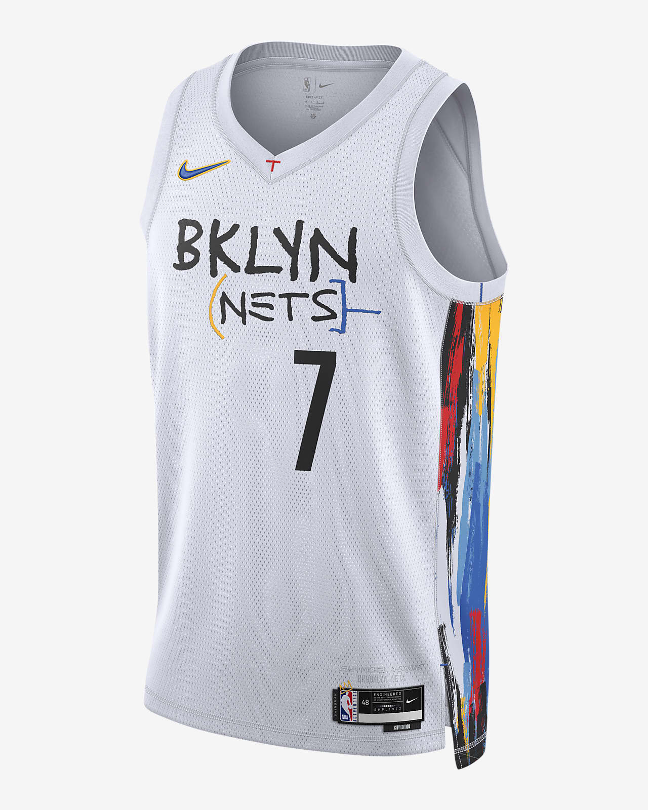 布鲁克林篮网队 (Kevin Durant) City Edition Nike Dri-FIT NBA Swingman Jersey 男子球衣
